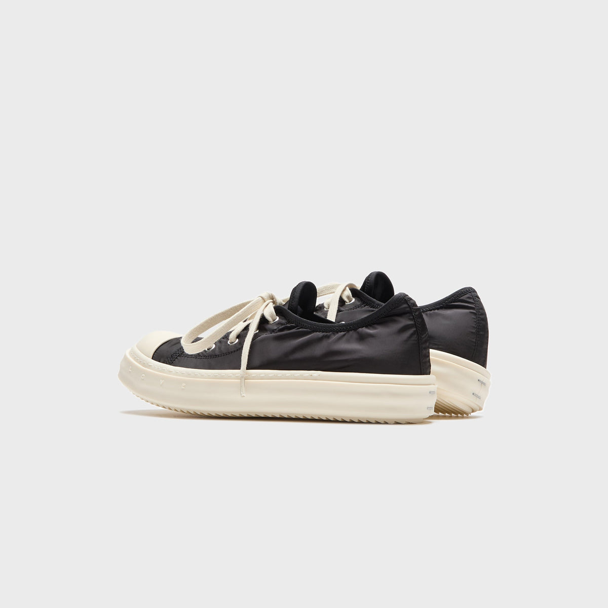 Rick Owens Low Sneakers - Black / Milk / Runway