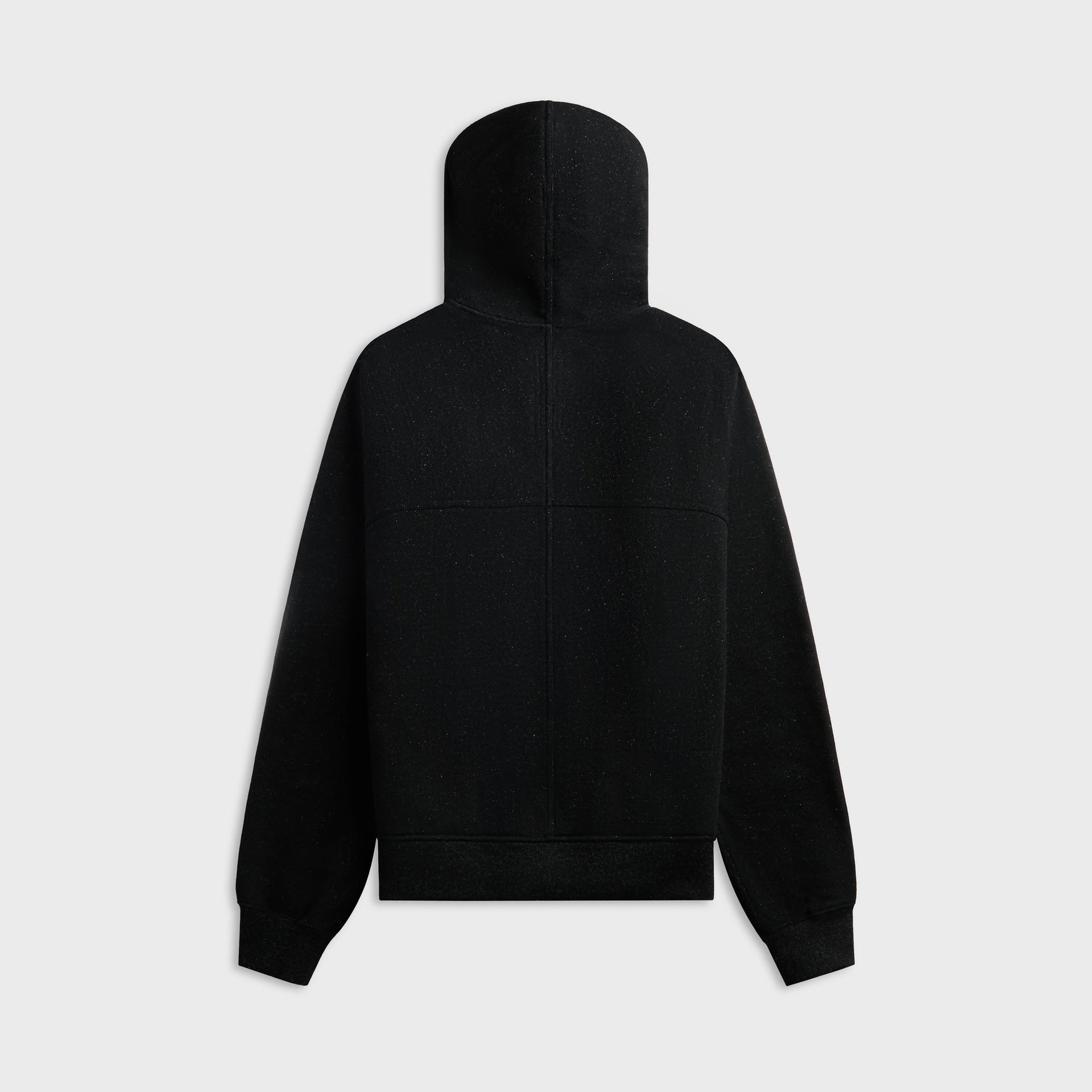 Stone Island navy knit polo, back view, ribbed collar and cuffs