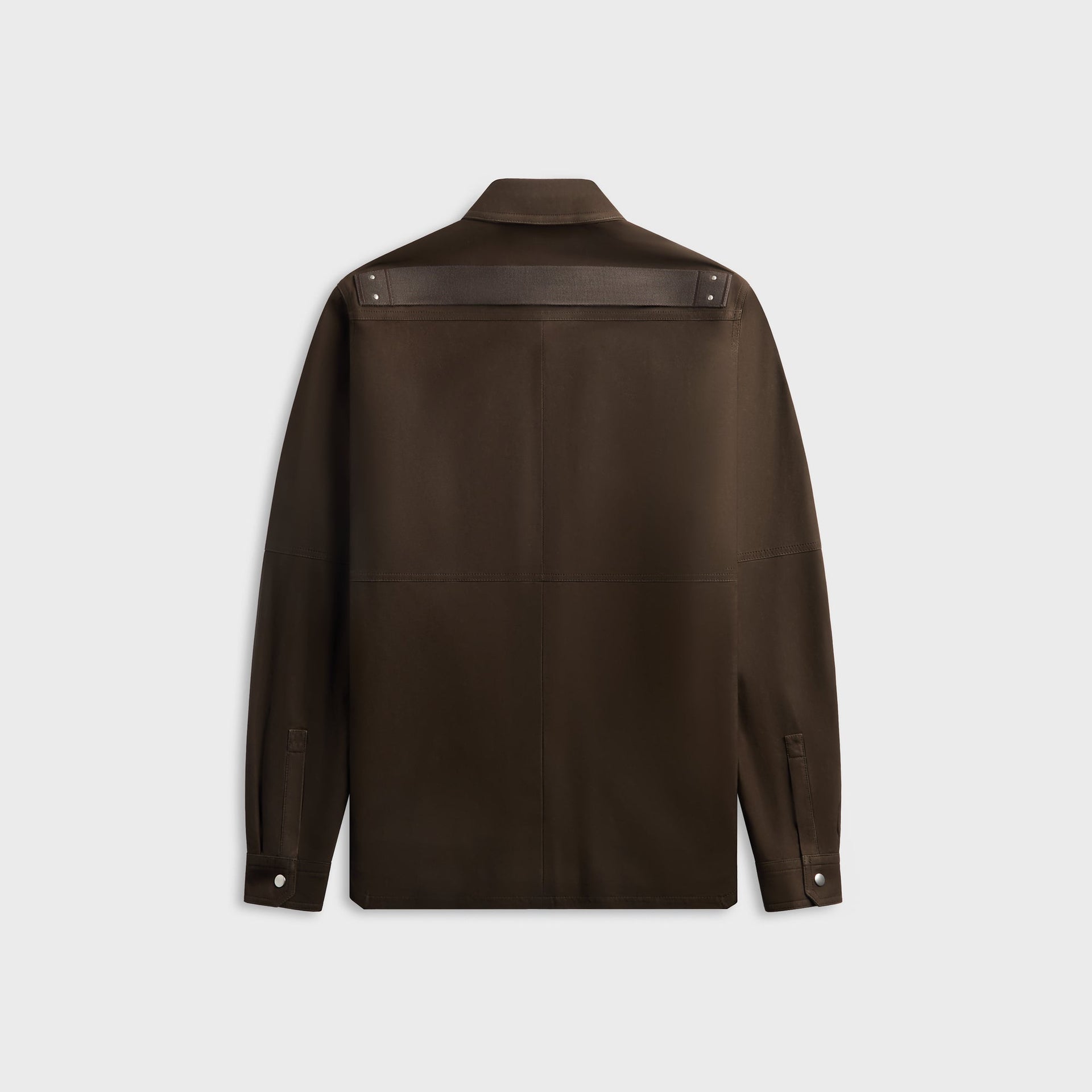 Stone Island pink metallic nylon jacket, back view, stand collar and sleeve compass badge