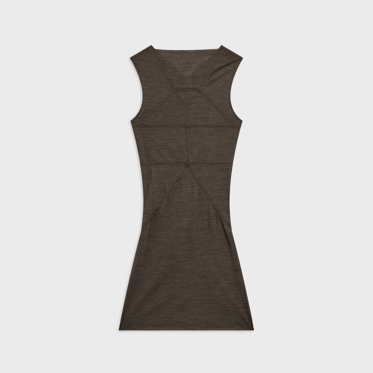 Rick Owens Tower Sleeveless Temple Top - Dark Dust