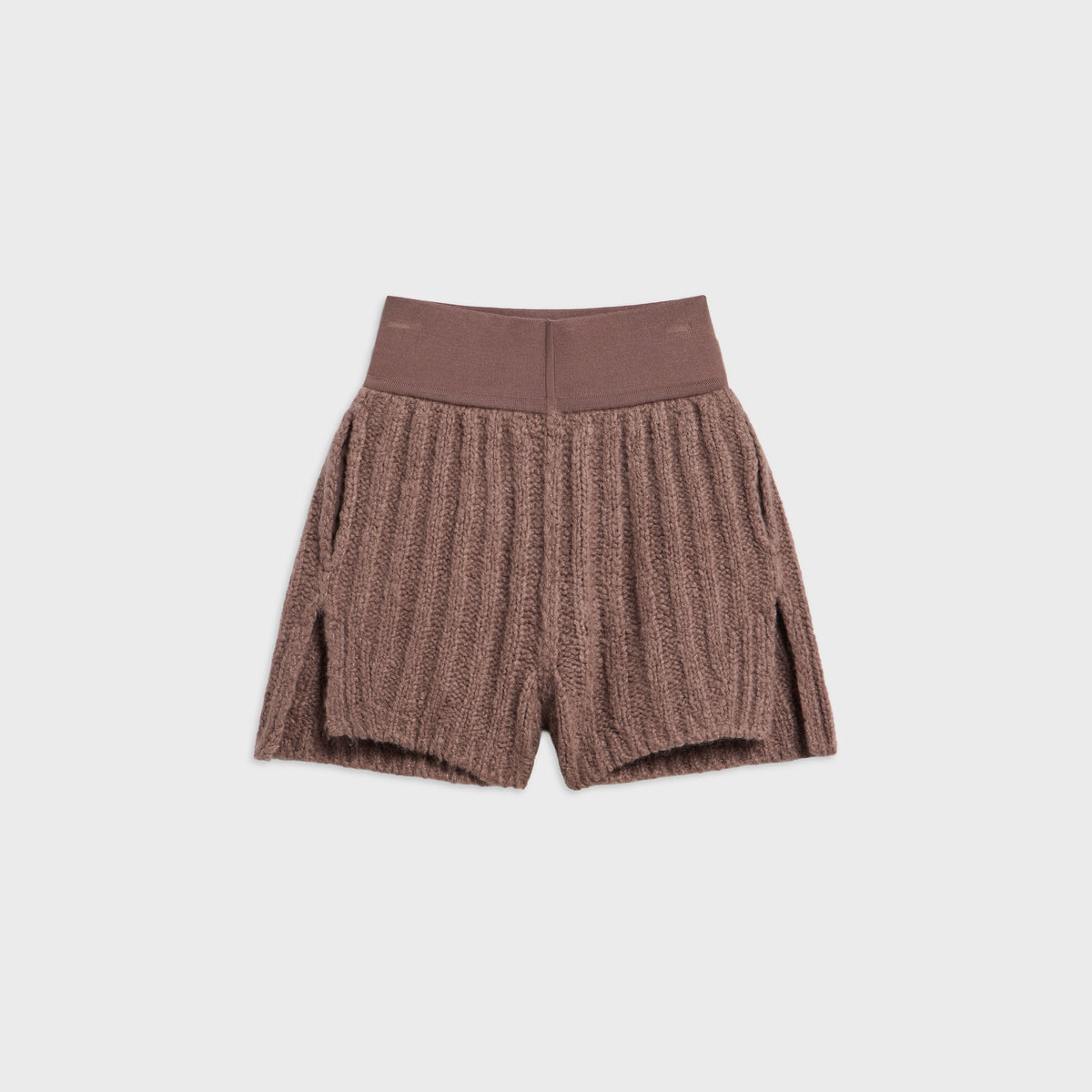 Rick Owens Cashmere Maglia Shorts - Grape
