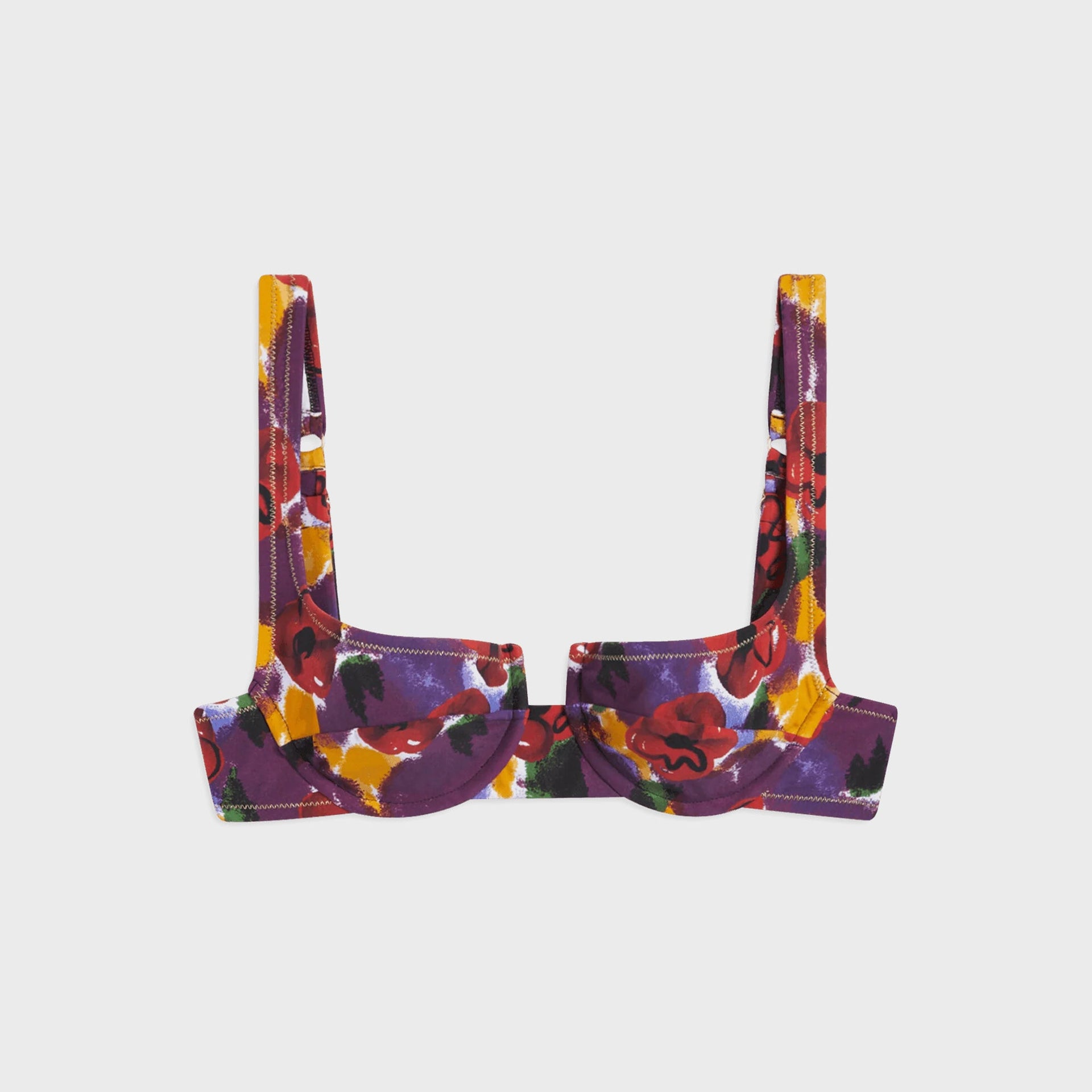 Reina Olga Brigitte Bikini Top in Porto Rafael Print