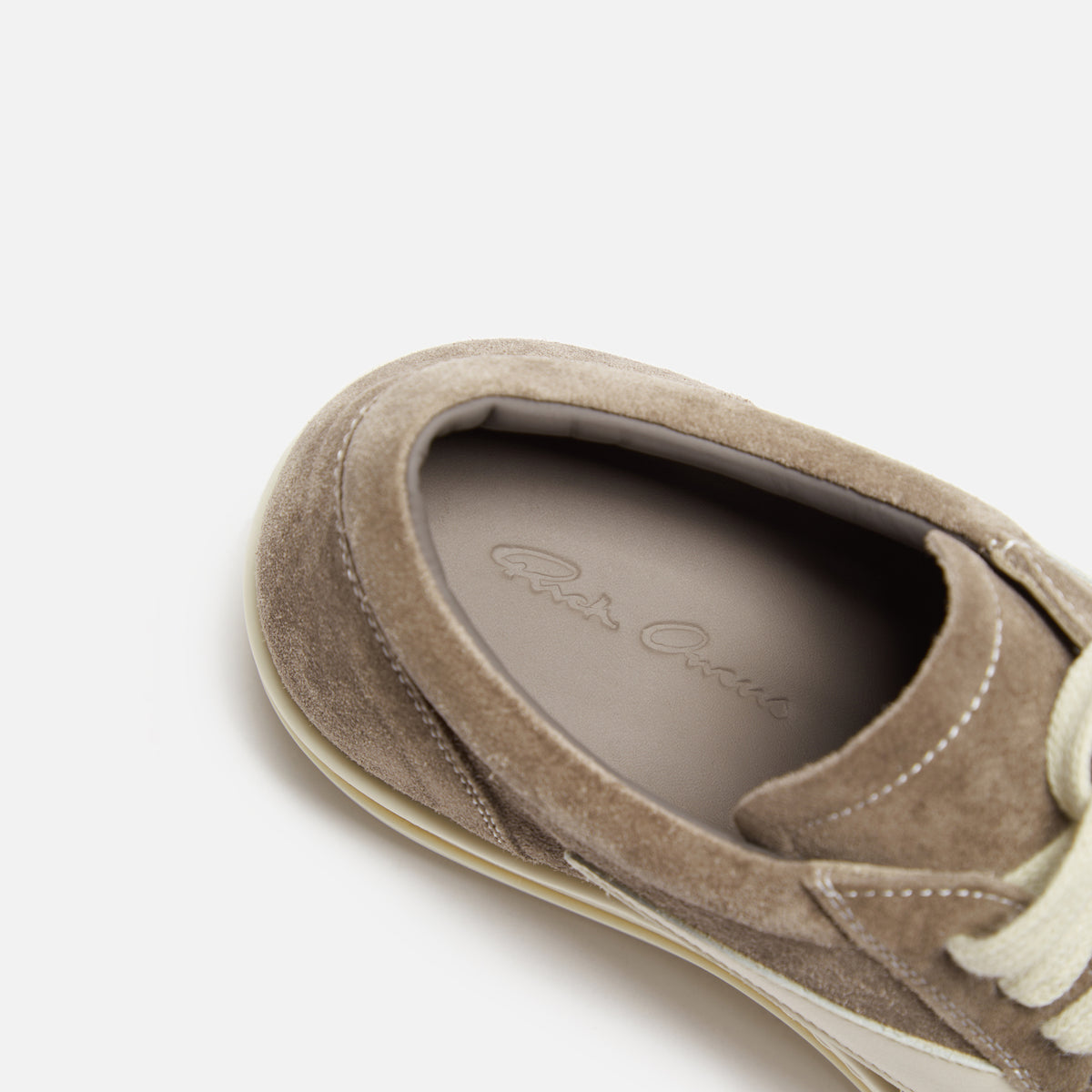 Rick Owens WMNS Vintage Sneakers - Dust / Milk / Milk