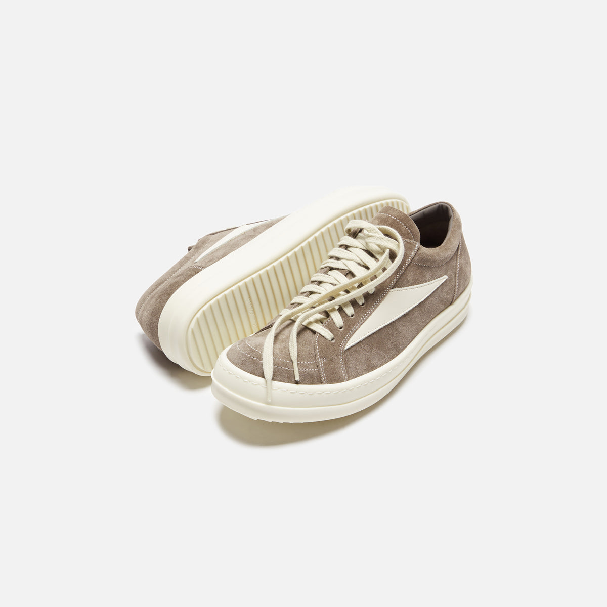 Rick Owens WMNS Vintage Sneakers - Dust / Milk / Milk