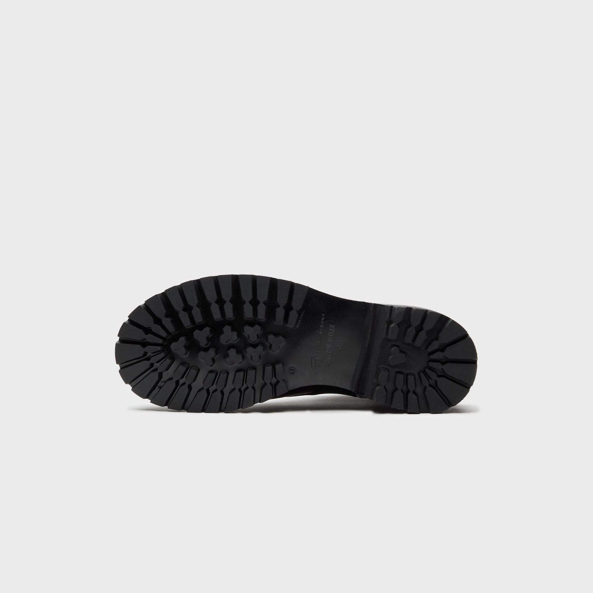 Rick Owens Army Low Boot Scarpe - Pelle Black