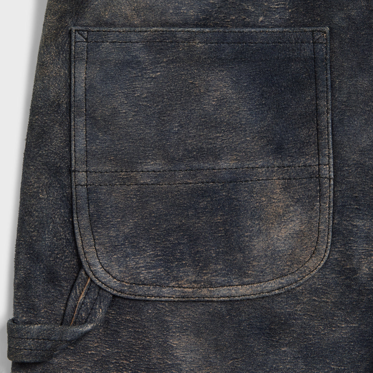 Kith 101 for SEVEN BY SEVEN Leather Painter Pant - Dark Indigo - PH