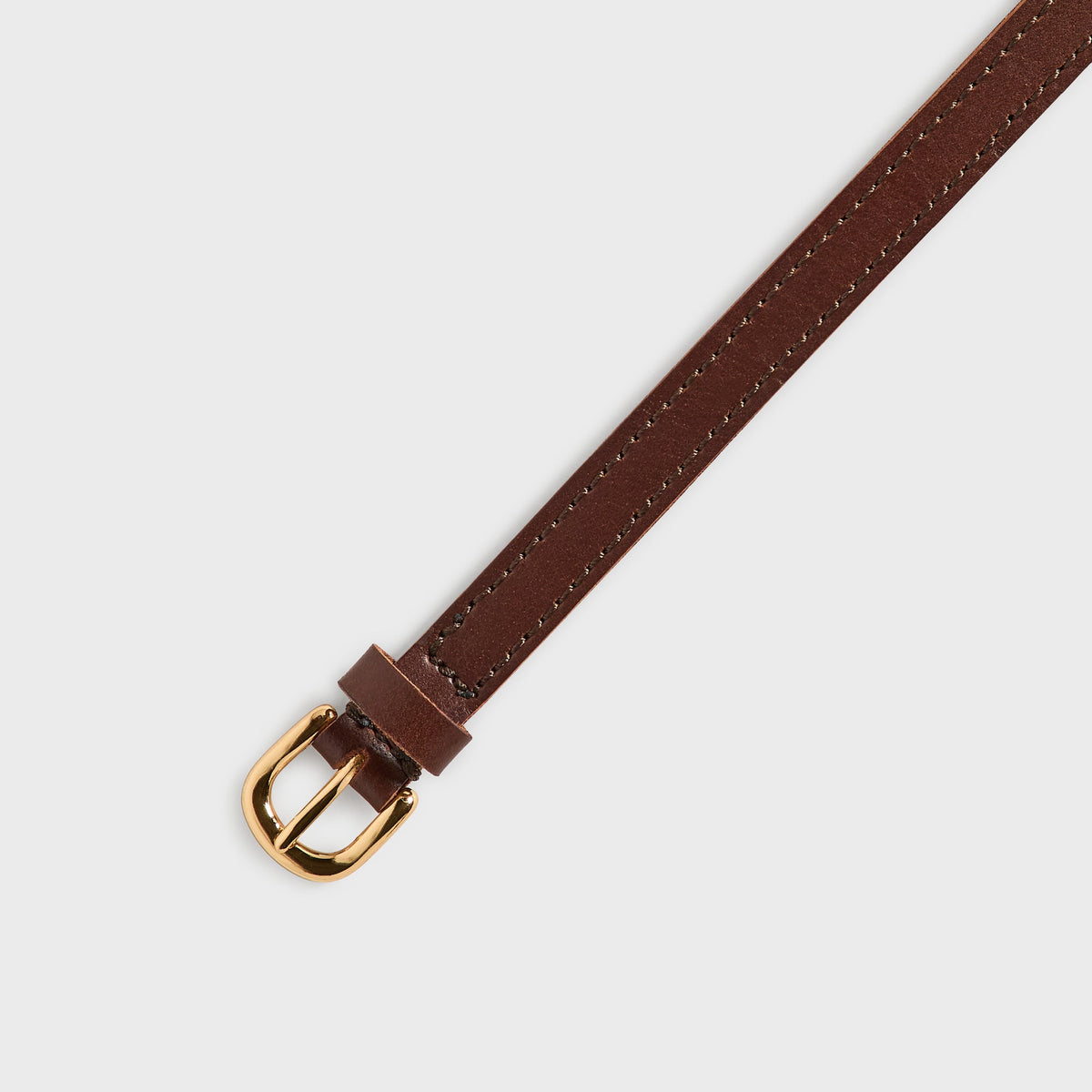Kith 101 for SEVEN BY SEVEN String Braided Leather Long Belt - Mocha