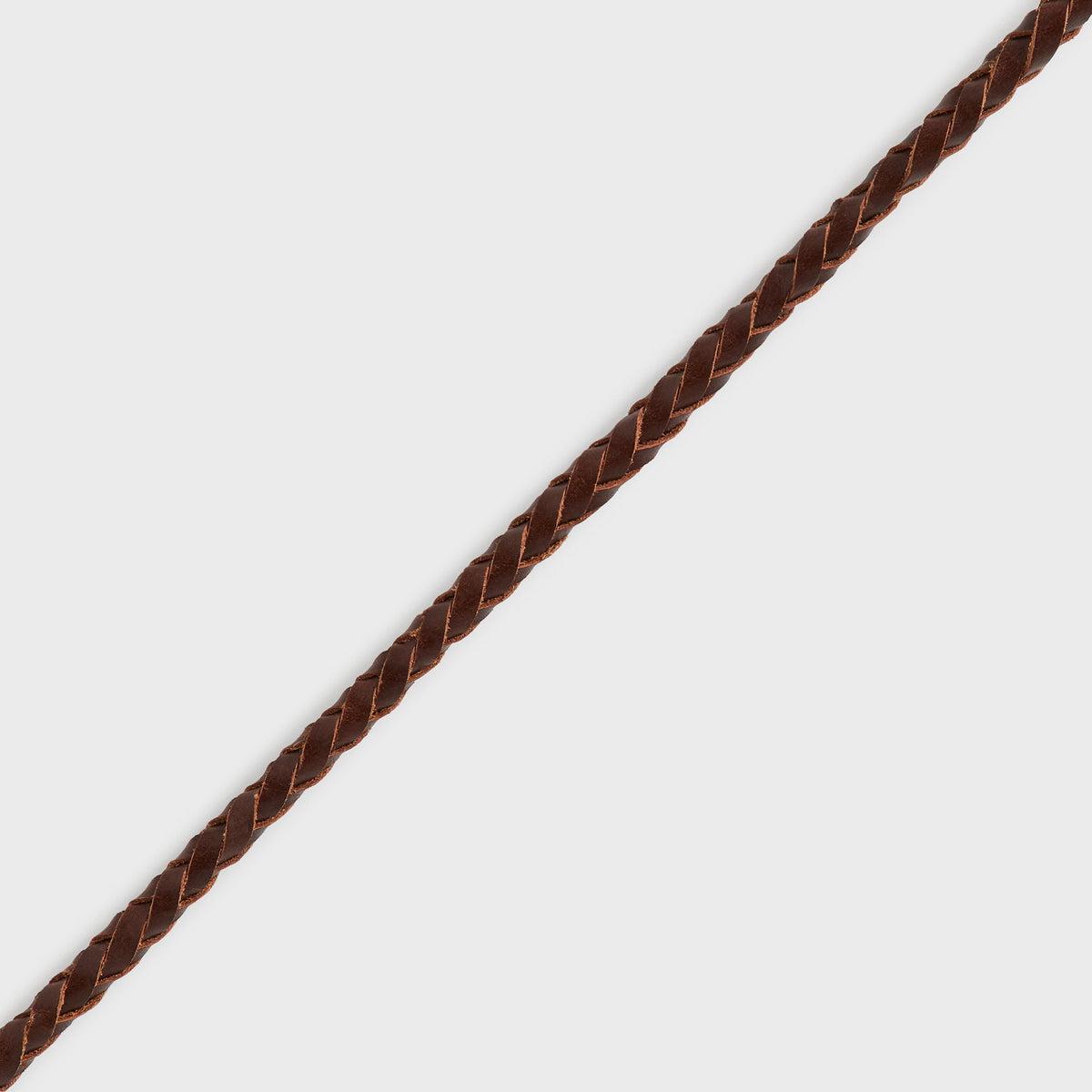 Kith 101 for SEVEN BY SEVEN String Braided Leather Long Belt - Mocha