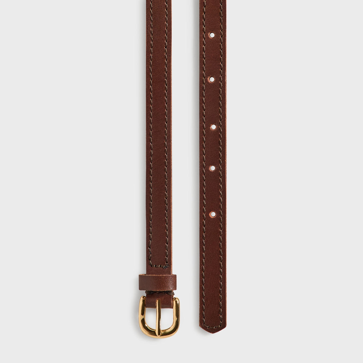 Kith 101 for SEVEN BY SEVEN String Braided Leather Long Belt - Mocha - PH