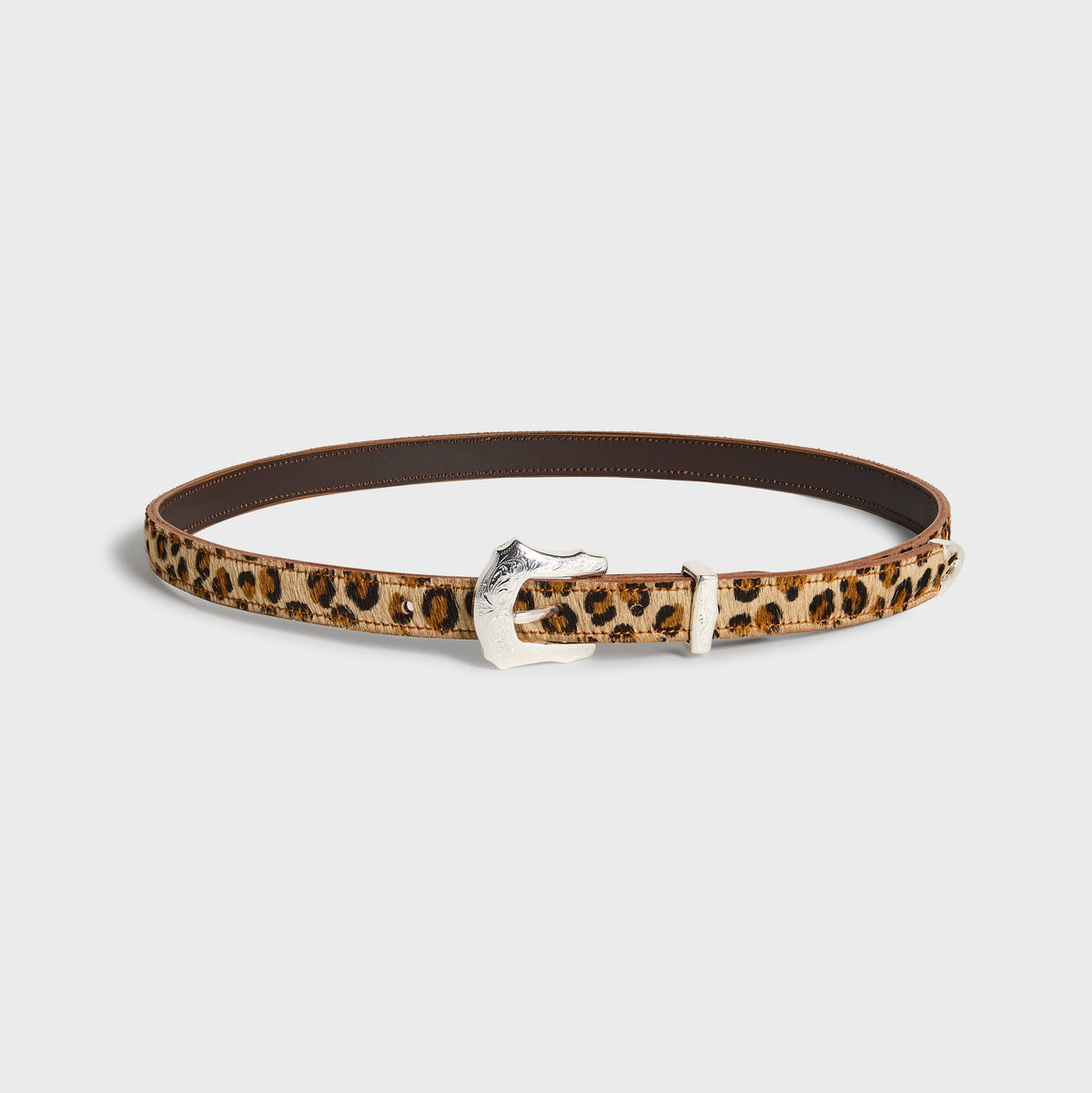 Kith 101 for SEVEN BY SEVEN String Leather Ponyhair Belt - Multi - PH