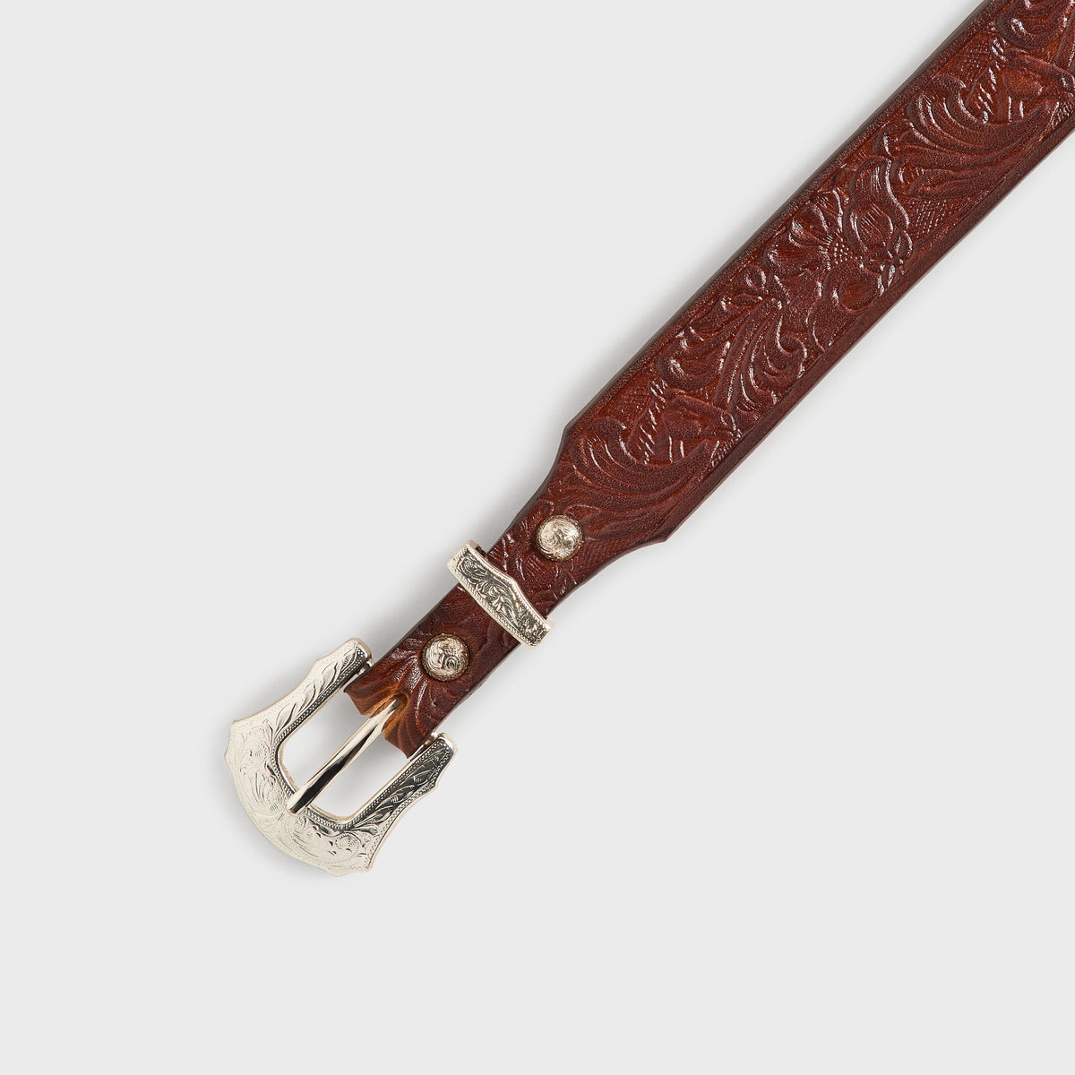 Kith 101 for SEVEN BY SEVEN Western Flower Belt -  Mocha - PH