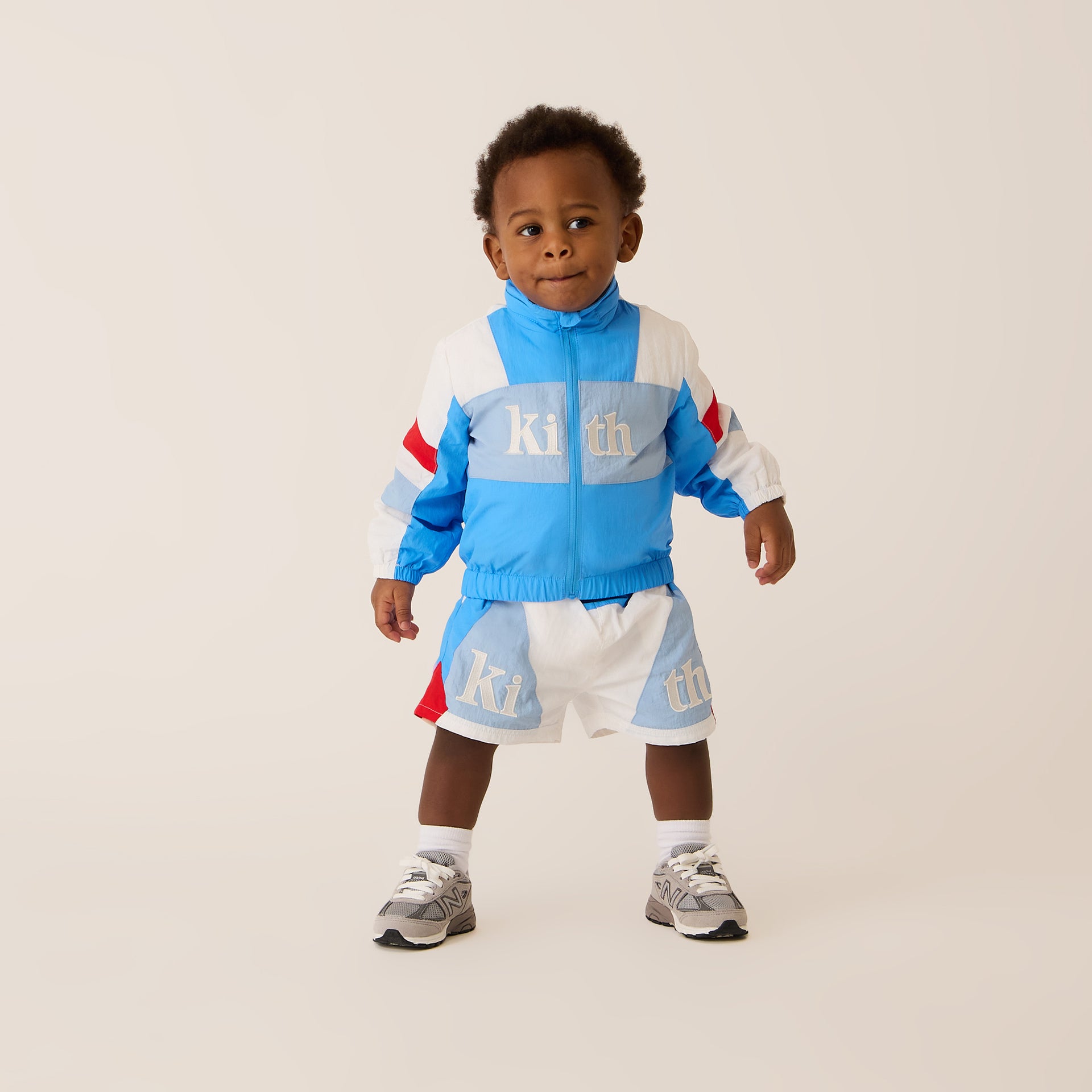 Kith Baby Full Zip Track Jacket in Celeste