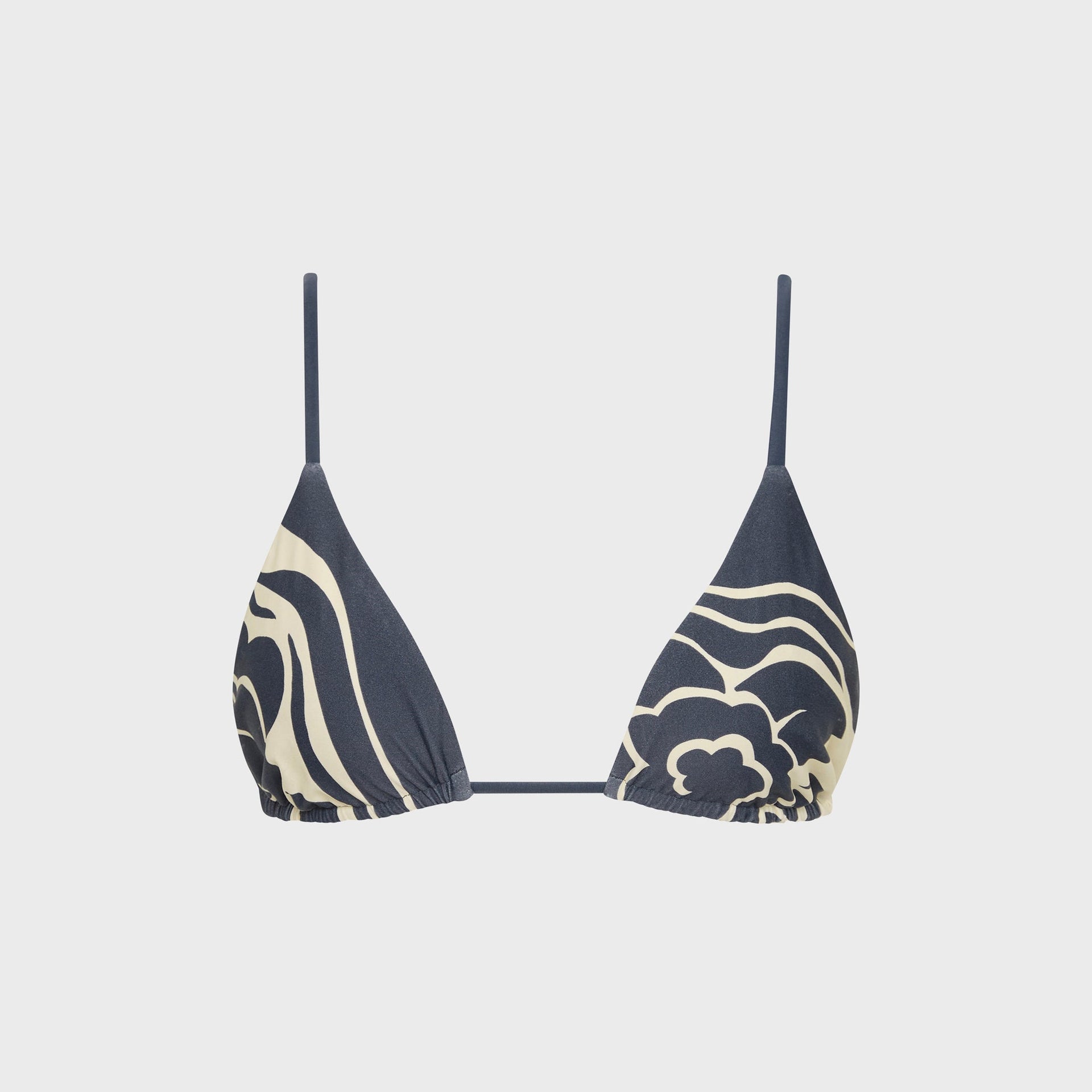 SIR Lilou String Triangle Top - Charcoal Blue