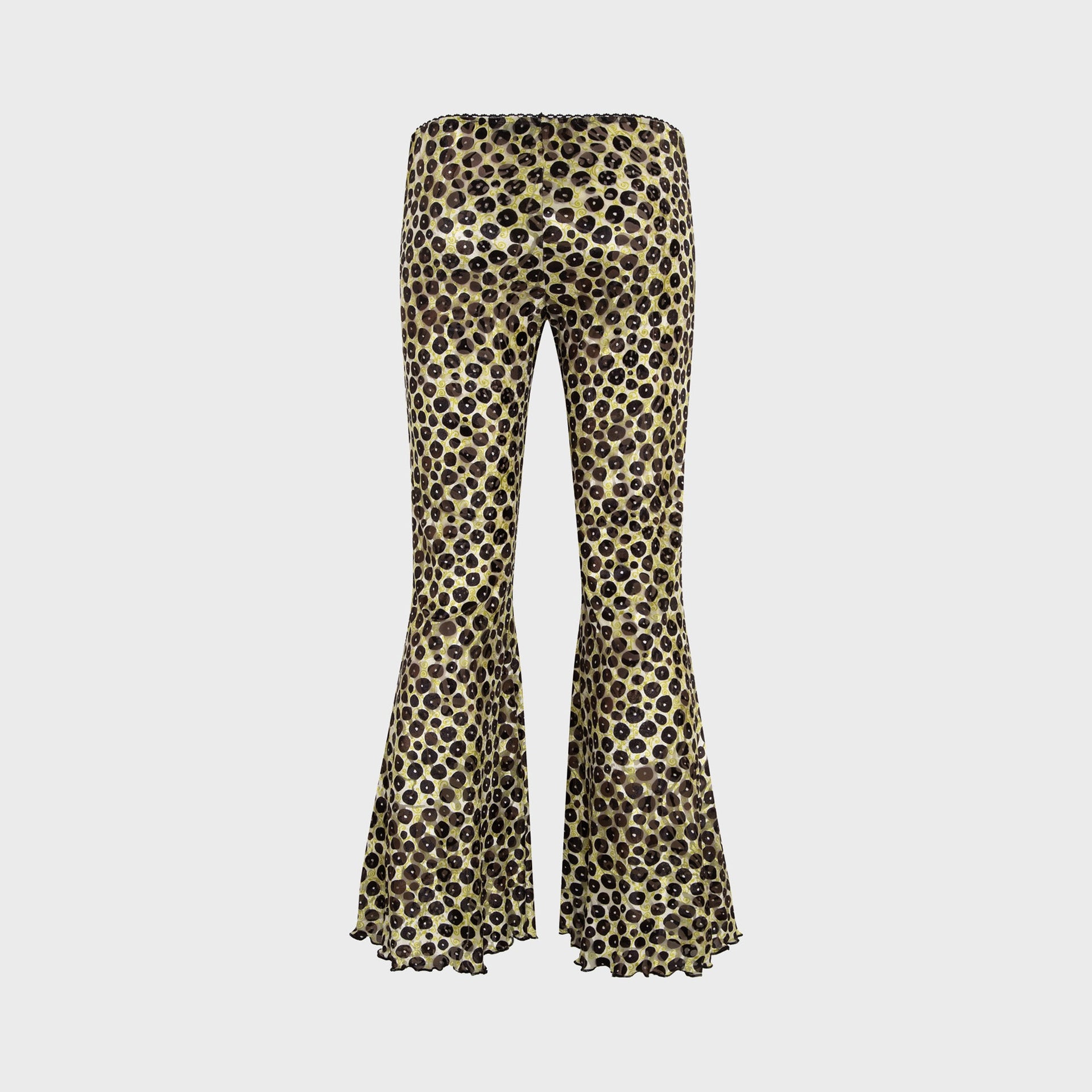 Siedres Jeslynn Devoré Detail Velvet Flared Pant - Multi