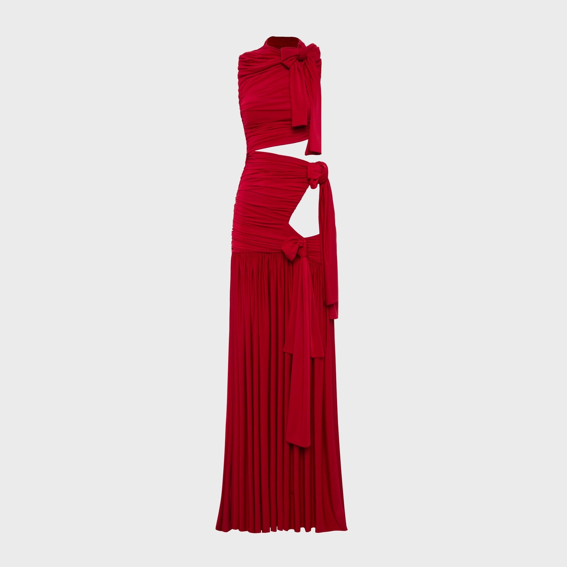 Siedres Camilla Maxi Jersey Dress - Red