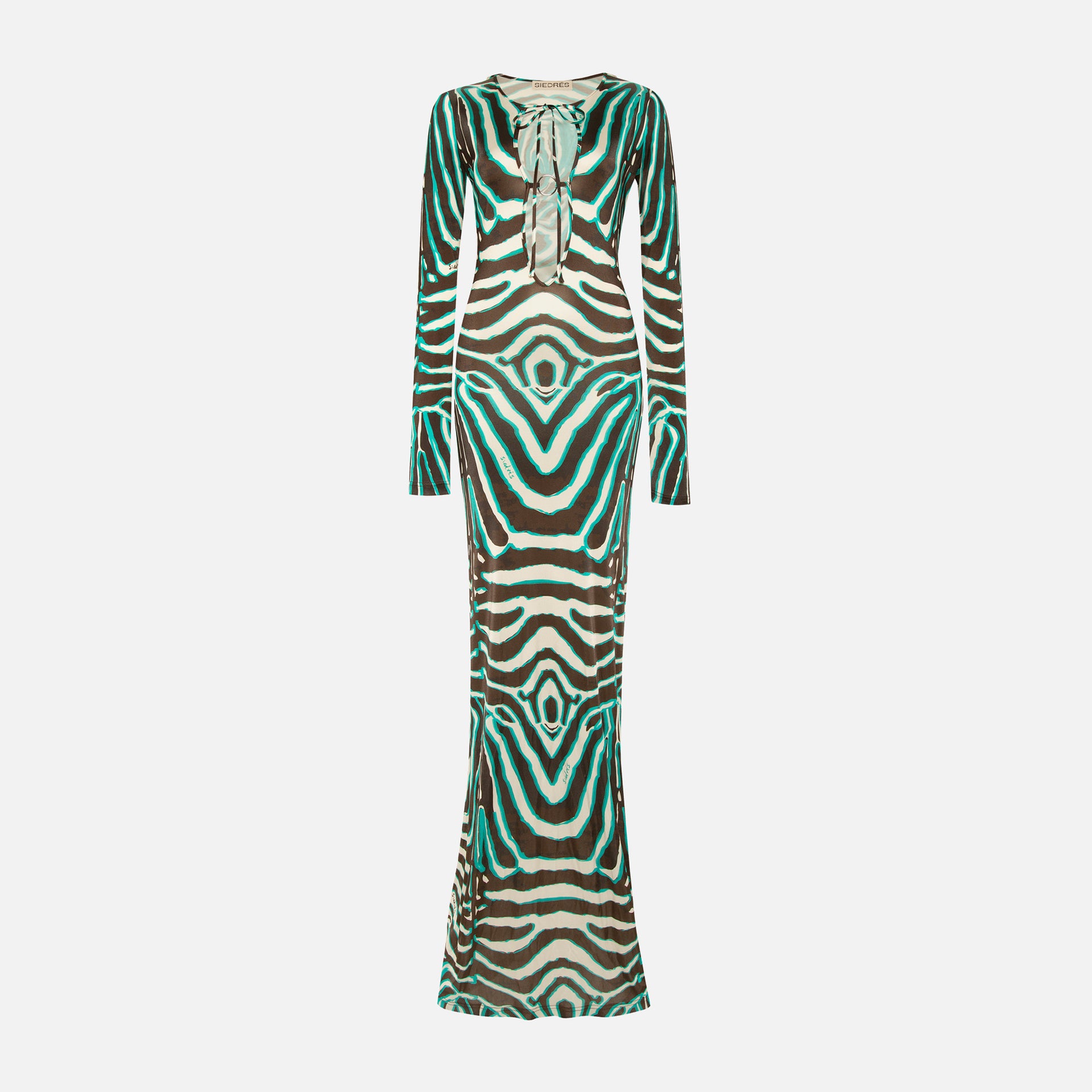 Siedres Magy Maxi Dress - Zebra Multi