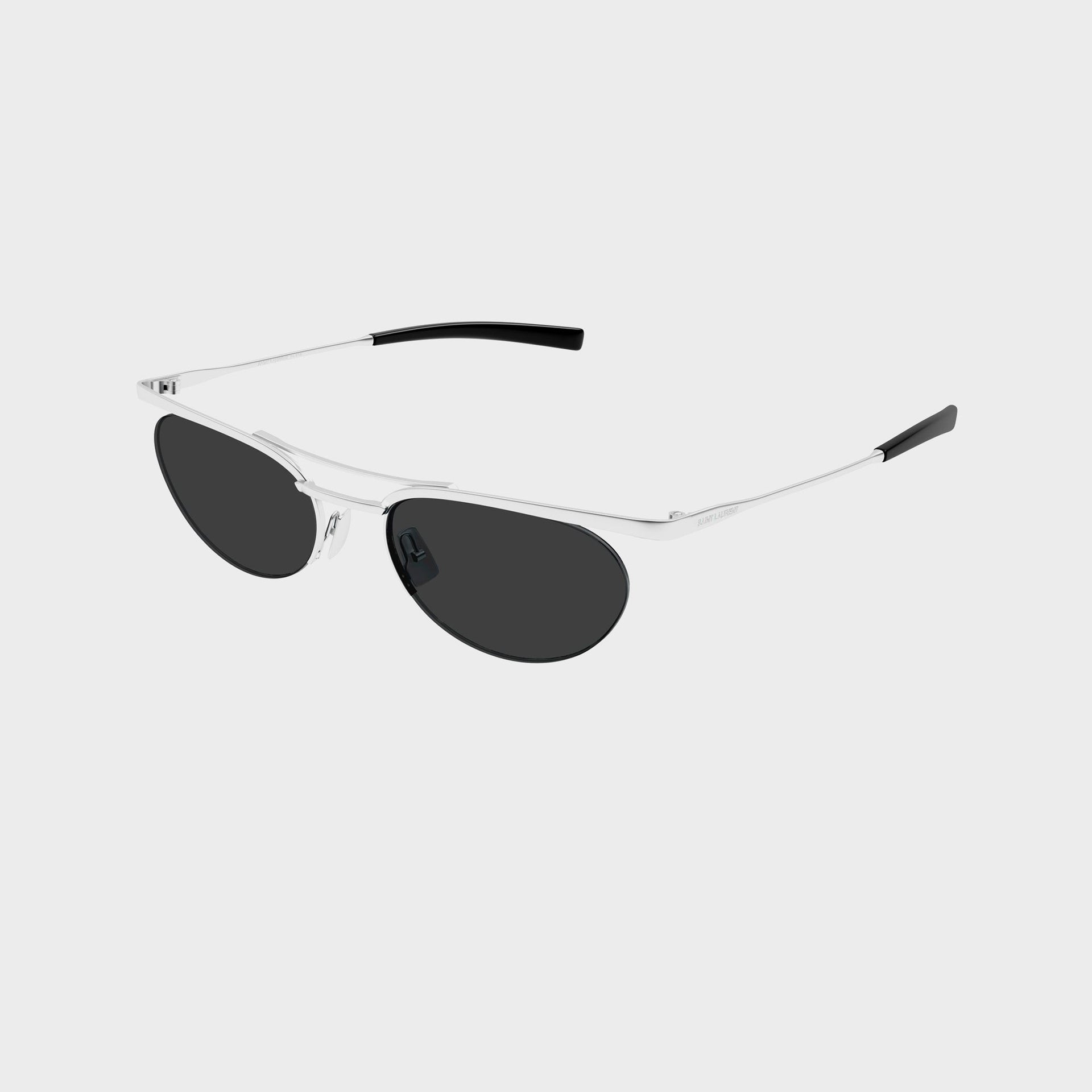 Saint Laurent Unisex 682 Sunglasses - Silver / Grey