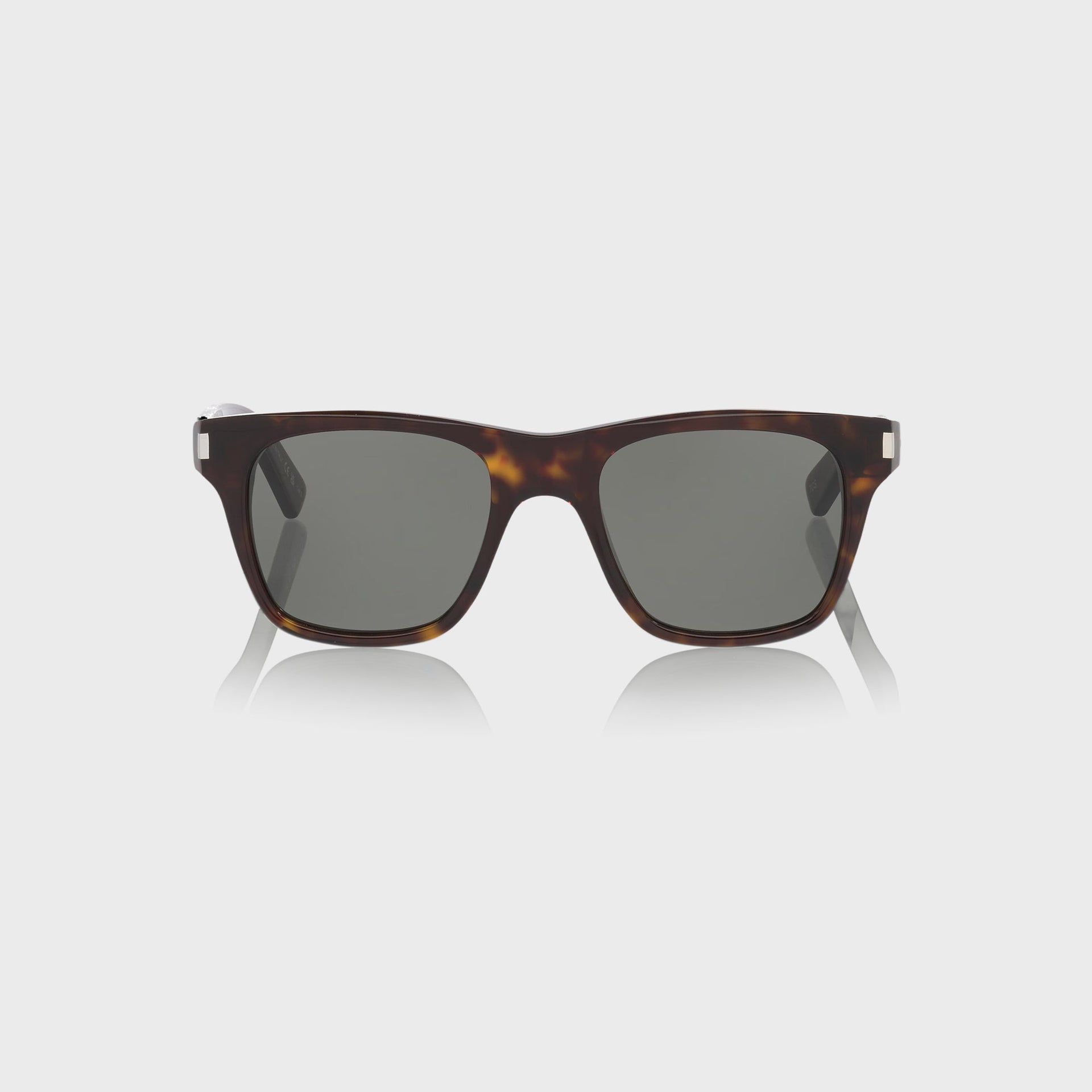 Saint Laurent Sl875-004 Rectangle Sunglasses - Brown / Grey