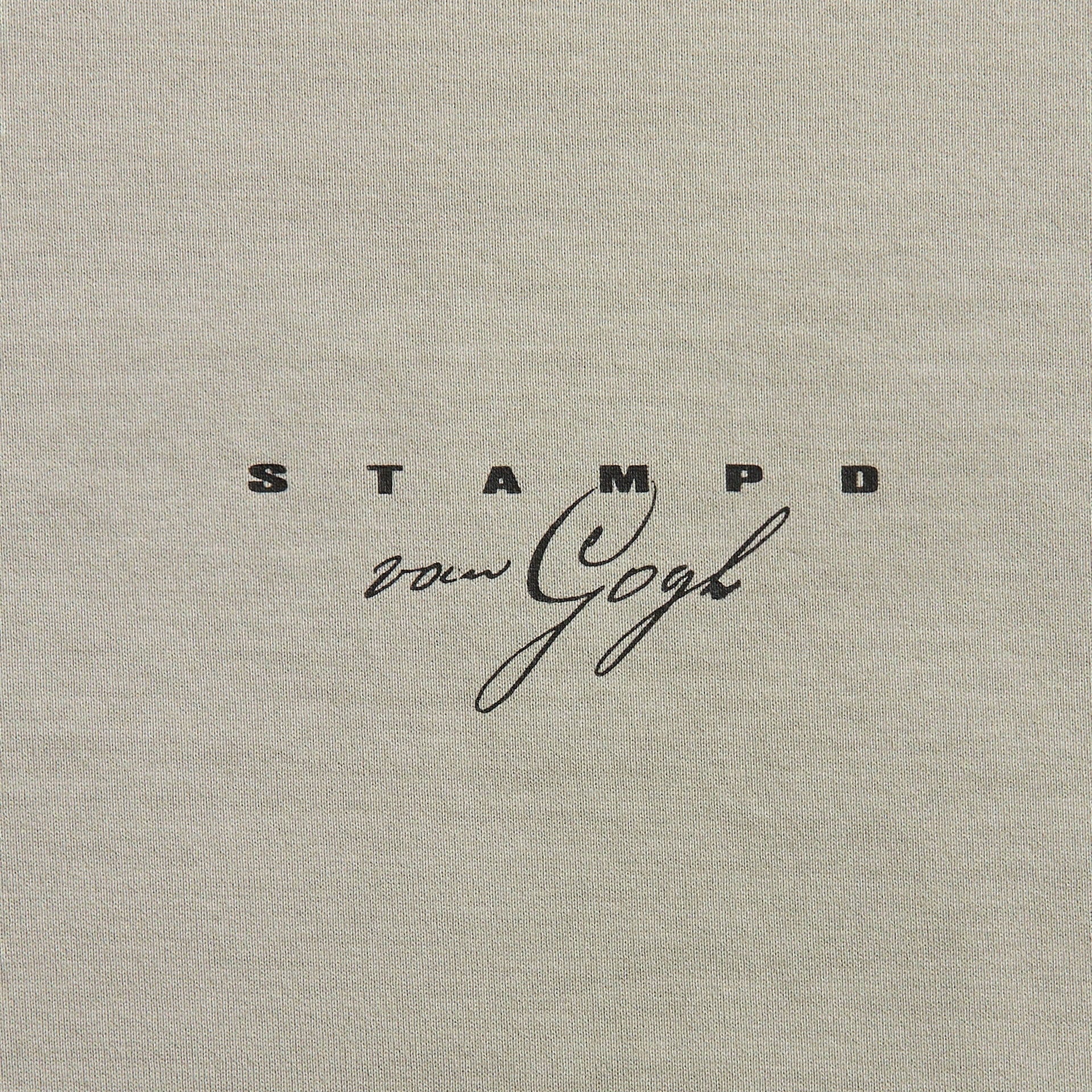 Stampd Van Gogh Relaxed Tee in Vintage Washed Fog