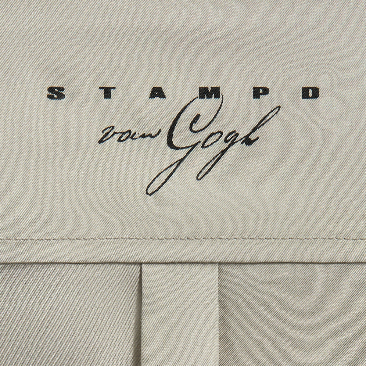 Stampd Van Gogh Camp Collar in Skeleton Print V2