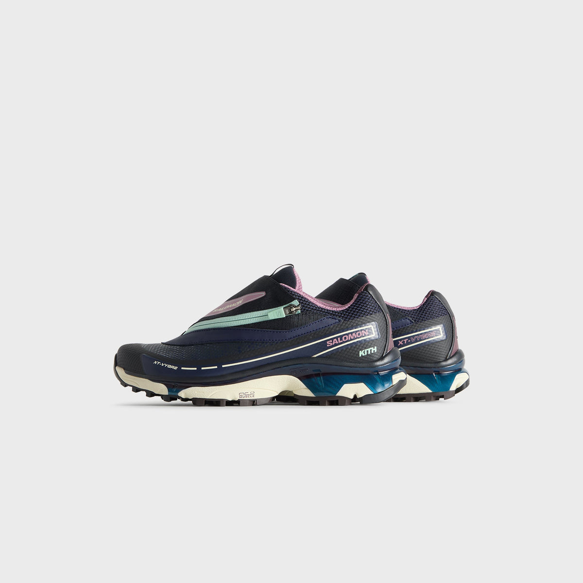 Kith for Salomon XT-VYGR 2 - Dark Navy / Dusky Orchid / Transparent