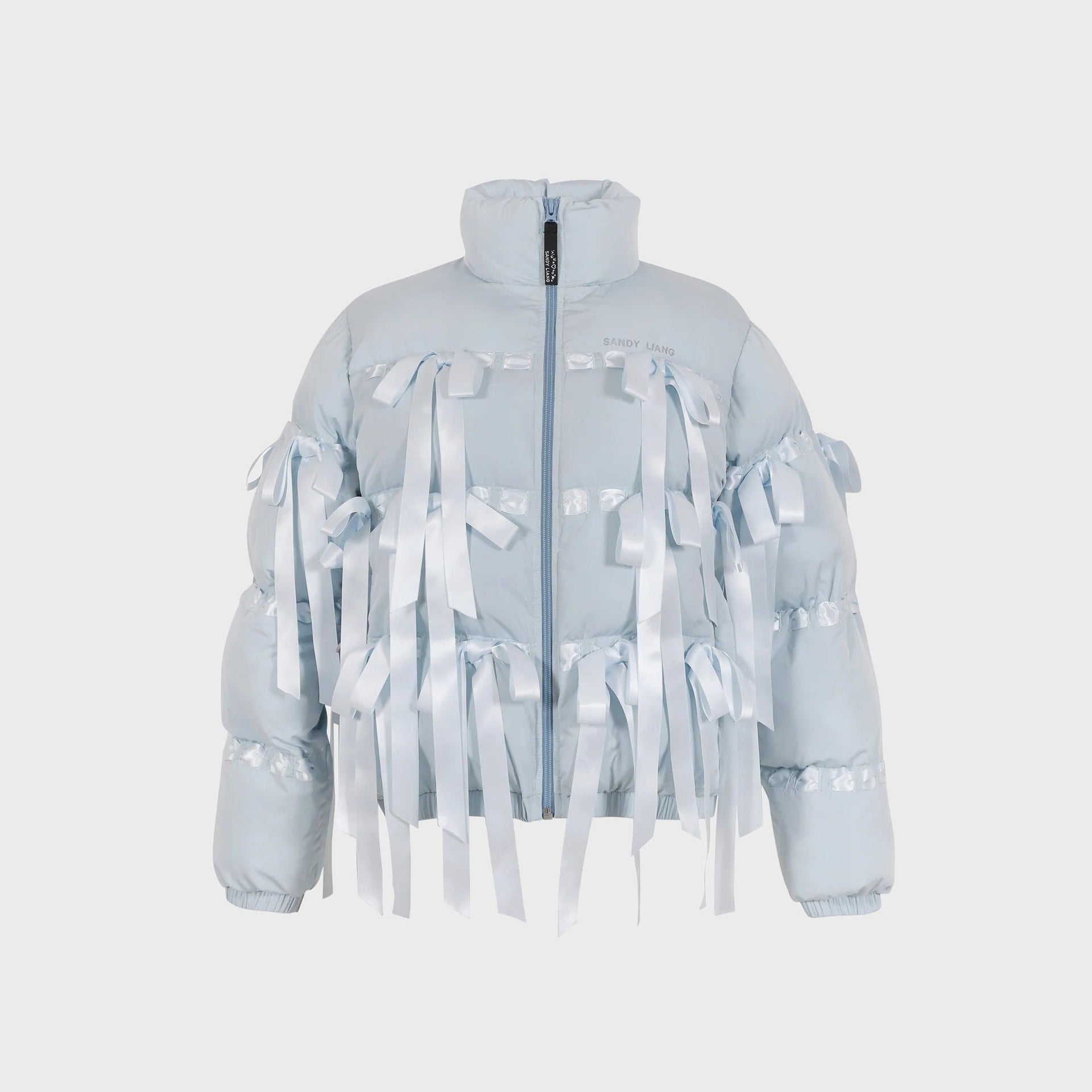 Sandy Liang Visby Puffer Jacket - Baby Blue