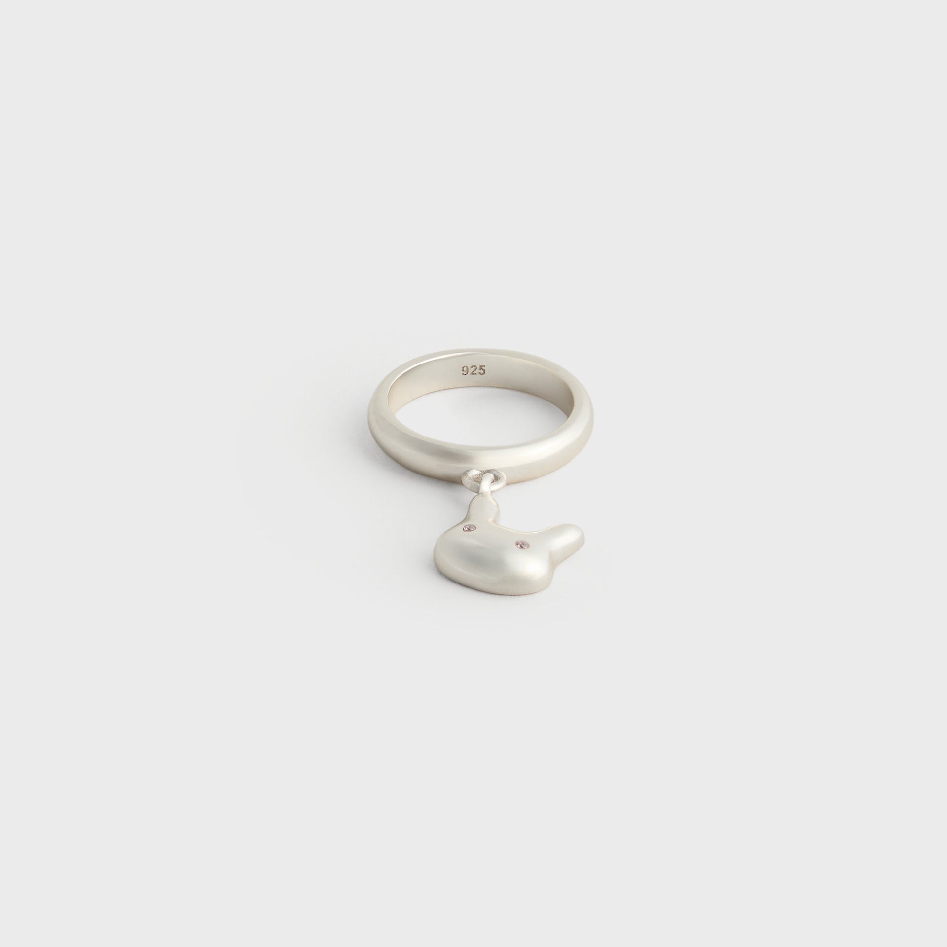 Sandy Liang Terminator Droplet Ring - Silver
