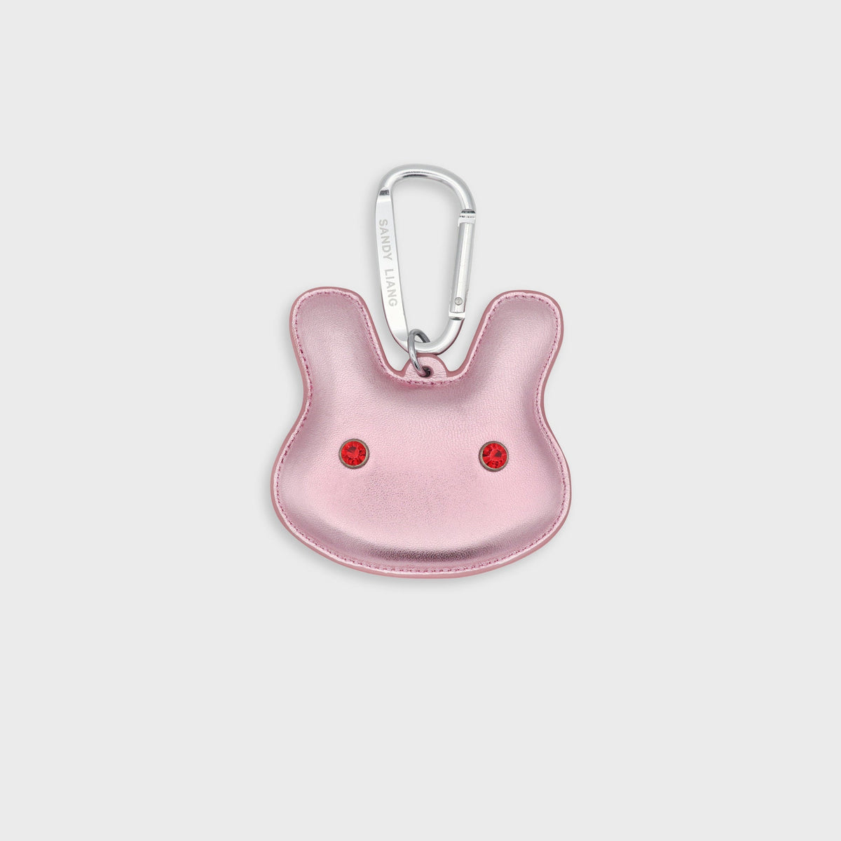 Sandy Liang Terminator Bag Charm - Metallic Pink