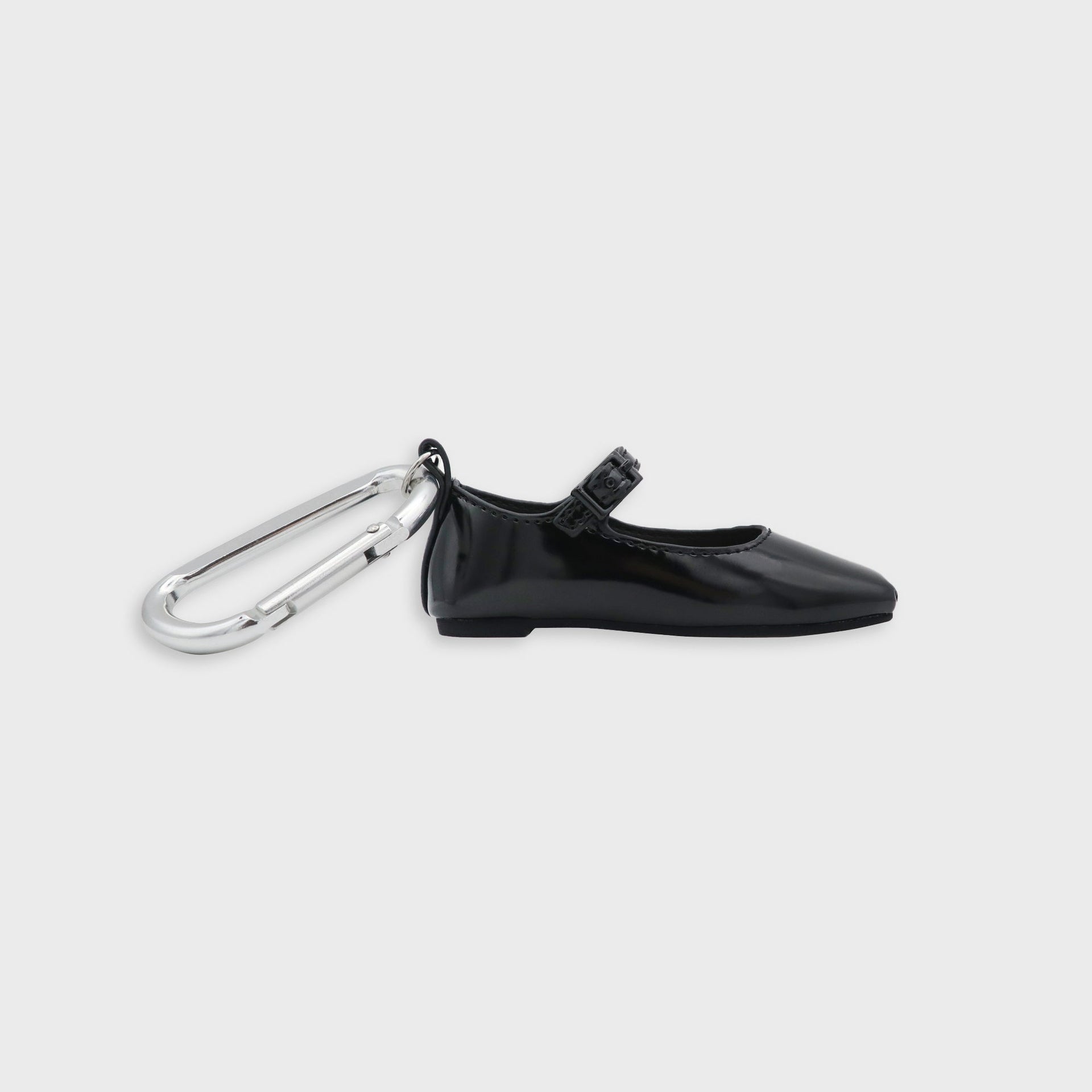 Sandy Liang Mary Jane Pointe Bag Charm - Black