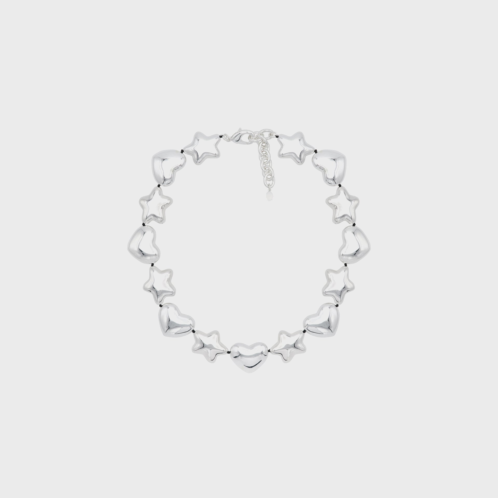Sandy Liang Beans Necklace - Silver