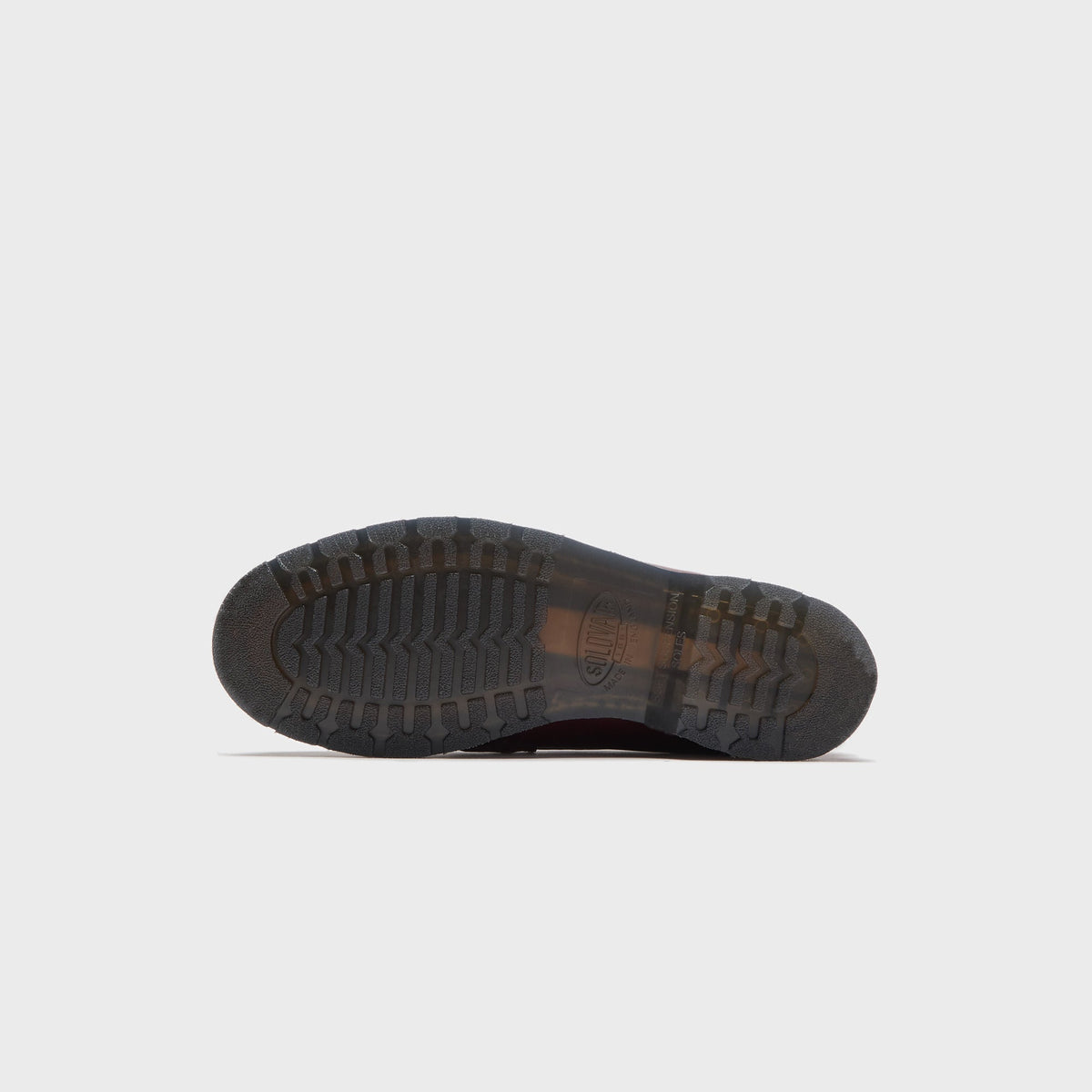 Solovair Hi-Shine Penny Loafer - Oxblood