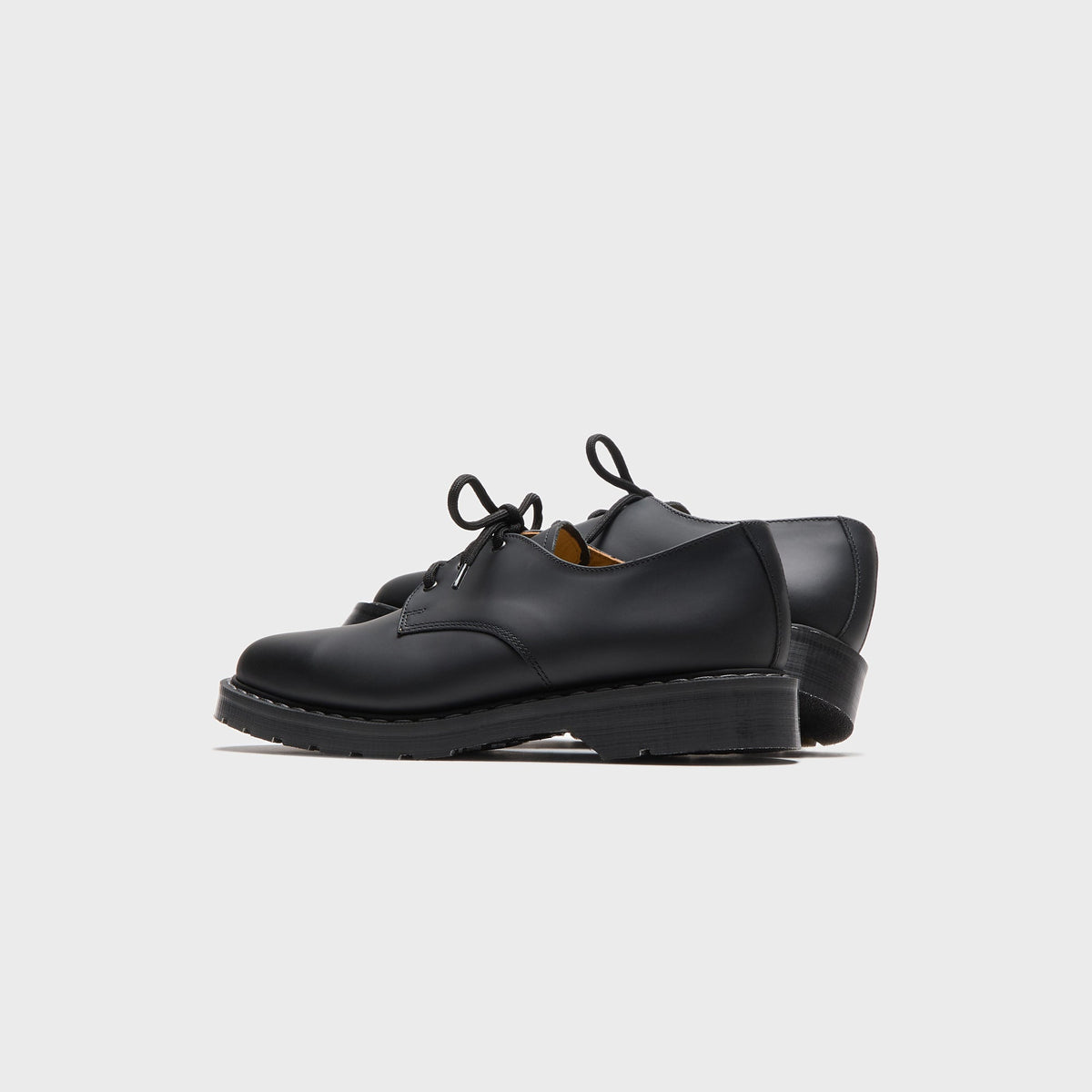 Solovair Greasy Gibson Shoe - Black