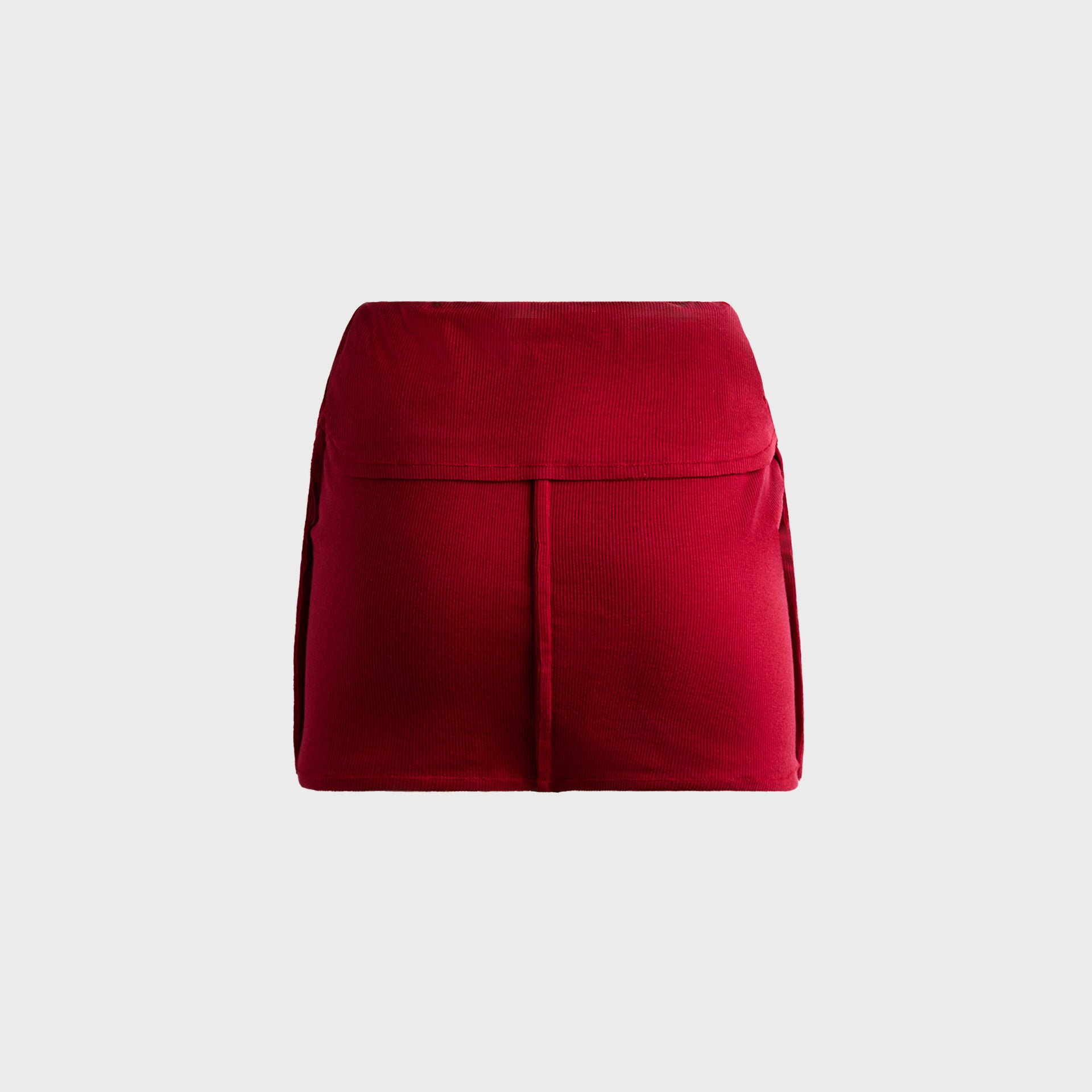 Sami Miro Vintage Fold Over Mini Skirt - Radish Red