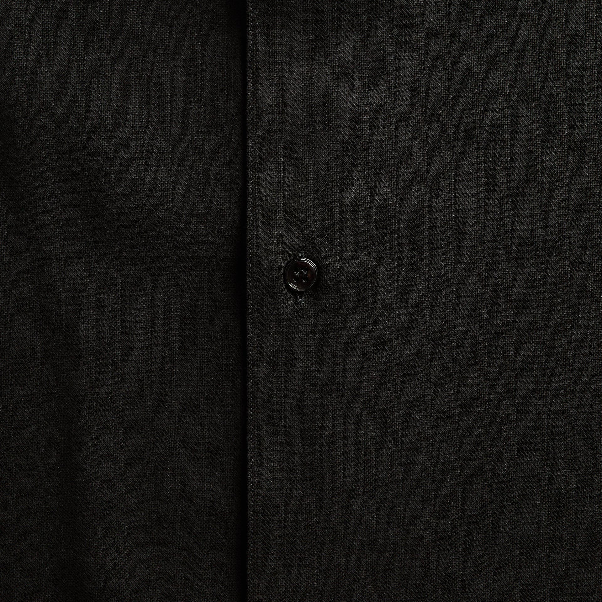 Studio Nicholson Sanko Matelasse Short Sleeve Shirt - Black