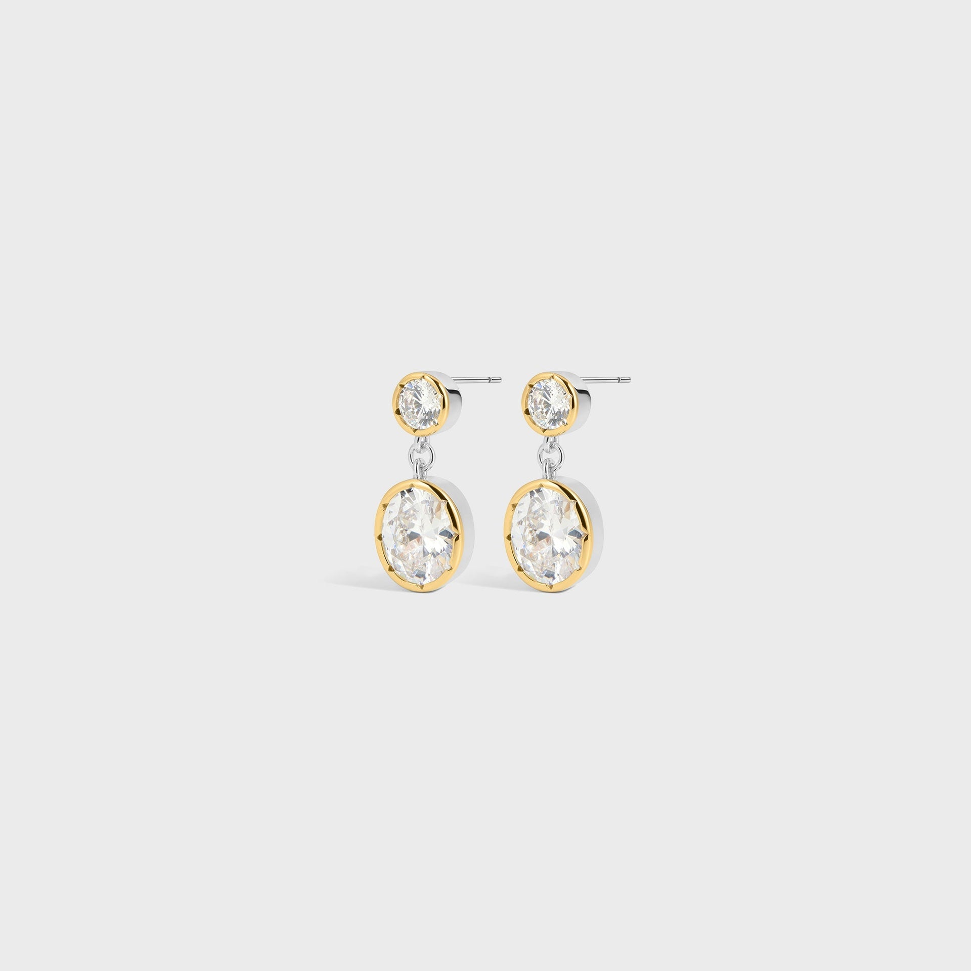 Luv AJ The Marais Drop Studs - Silver