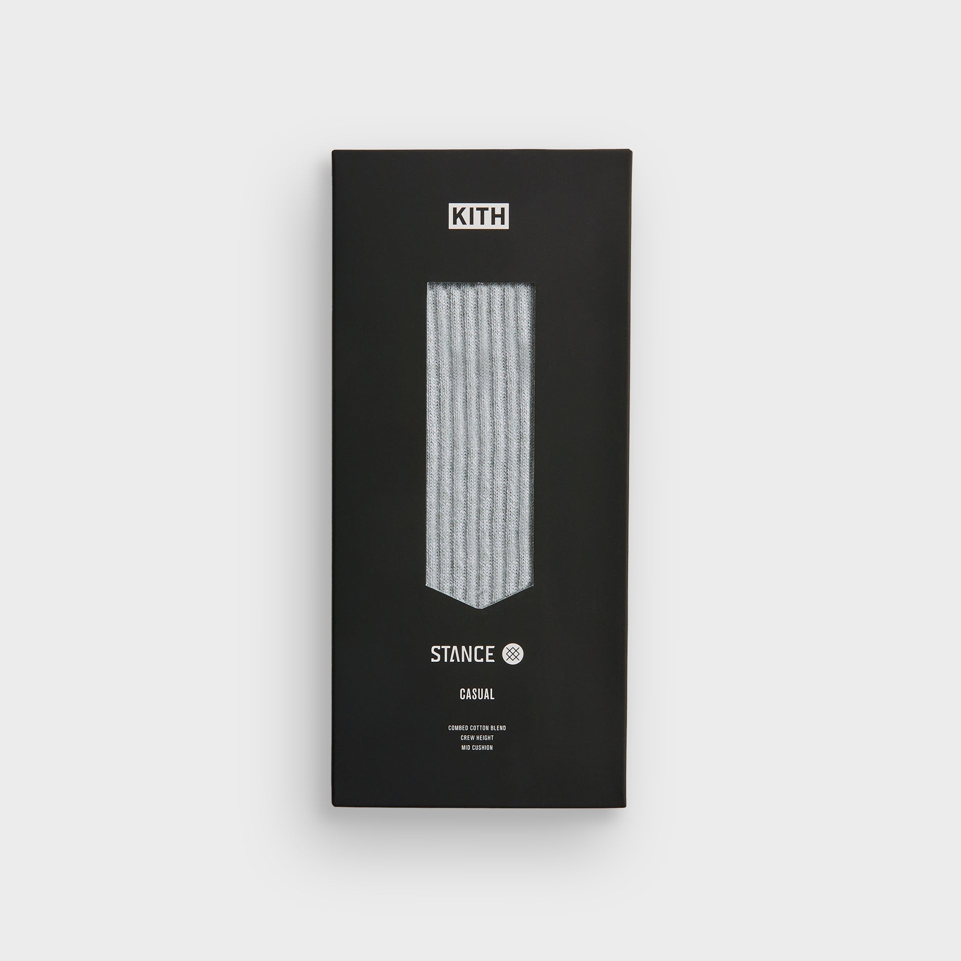 Kith Classics for Stance 2.0 Classic Crew Socks - Grey