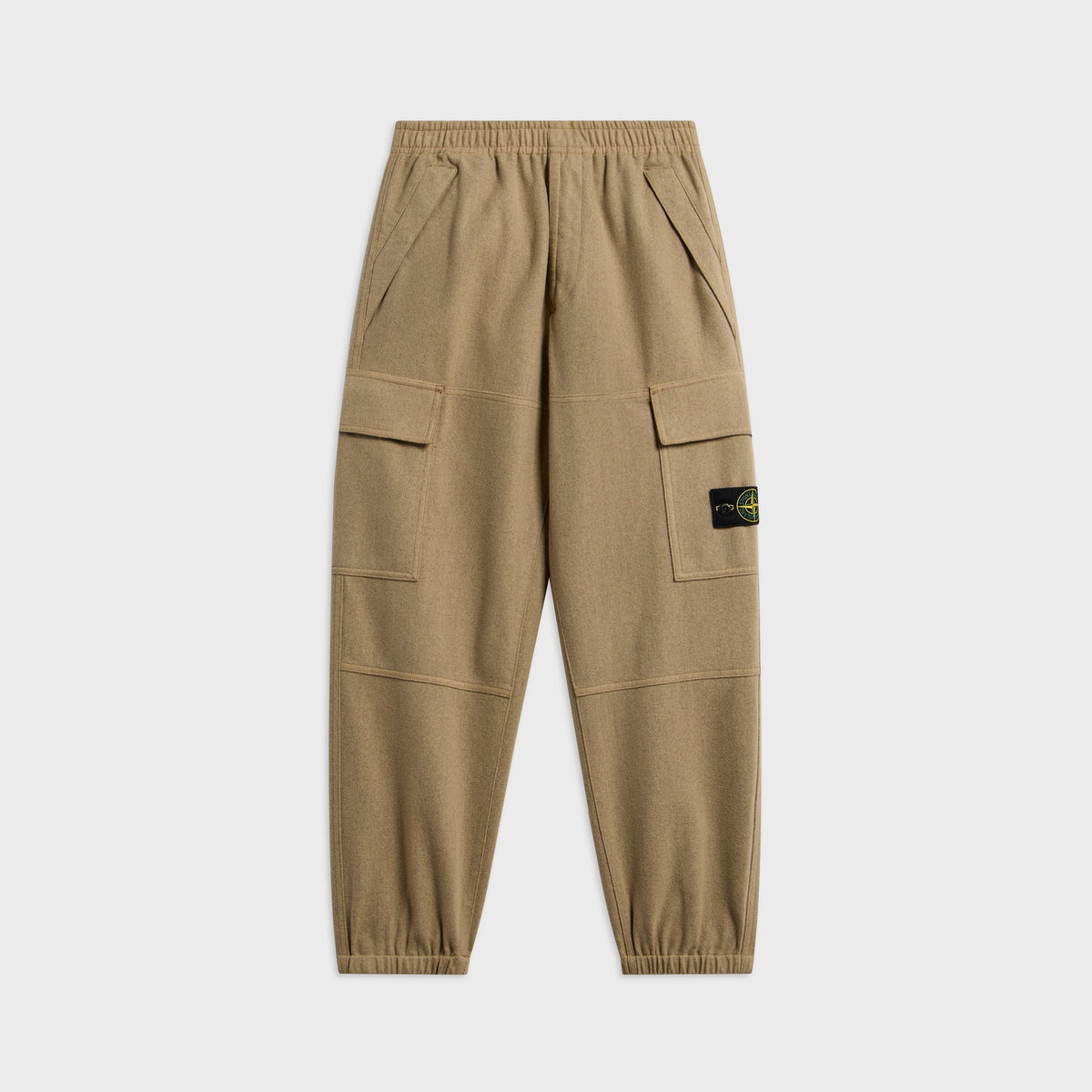 Stone Island Wool Nylon Flannel TC Loose Fit Sweatpant - Biscuit