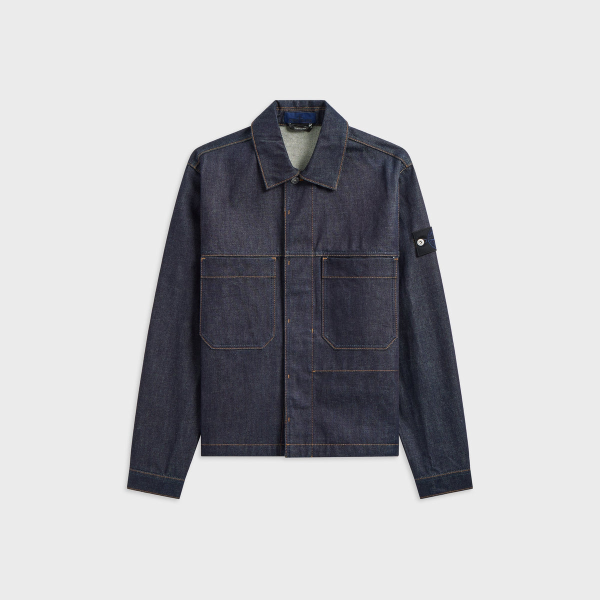 Stone Island Pockets Coach Jacket - Blue Raw