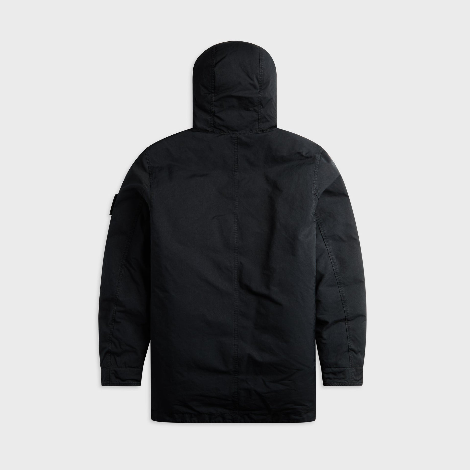 Stone Island Ghost Hooded Short Parka - Navy Blue