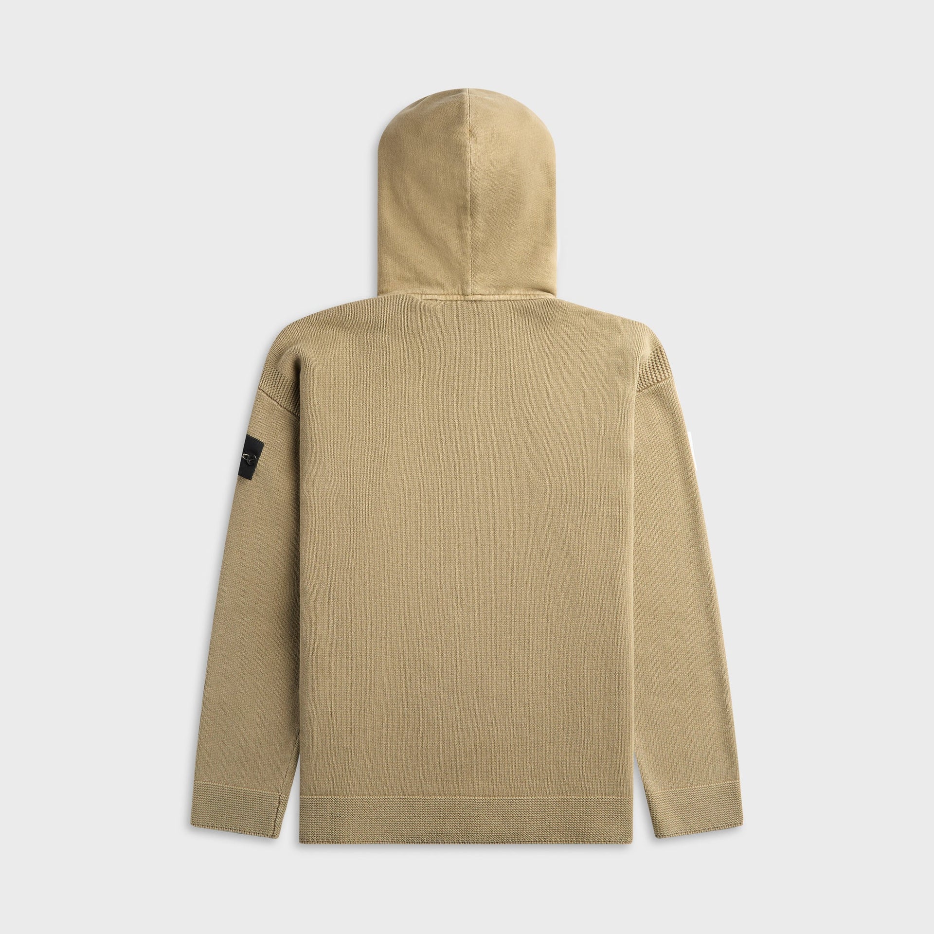 Stone Island Mineral Dyed Regenerated Cotton Hooded Sweatshirt - Military Green