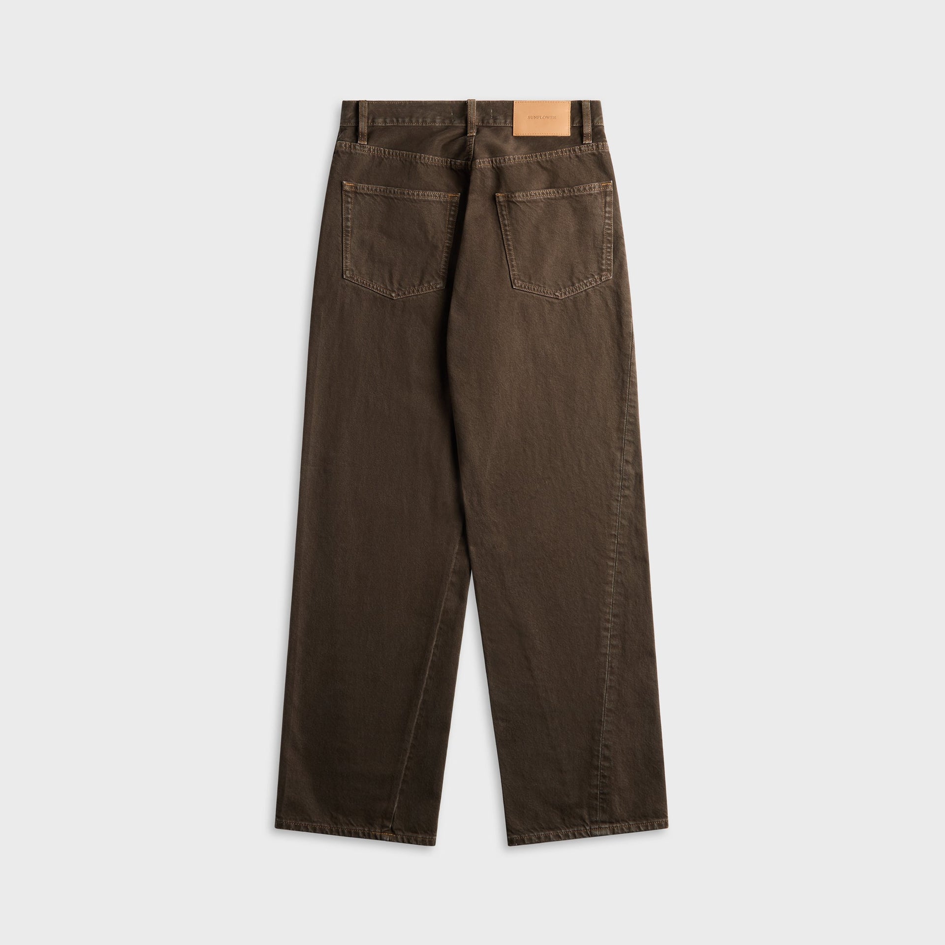 Sunflower Wide Twist Denim - Deep Vintage Brown