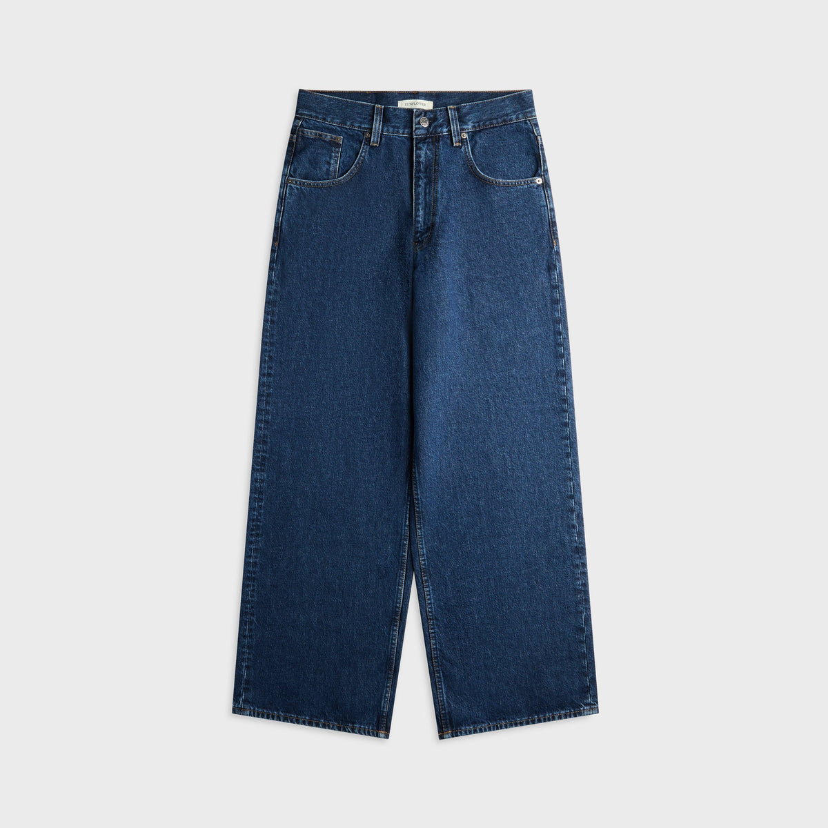 Sunflower Super Wide Jean - Blue Wash