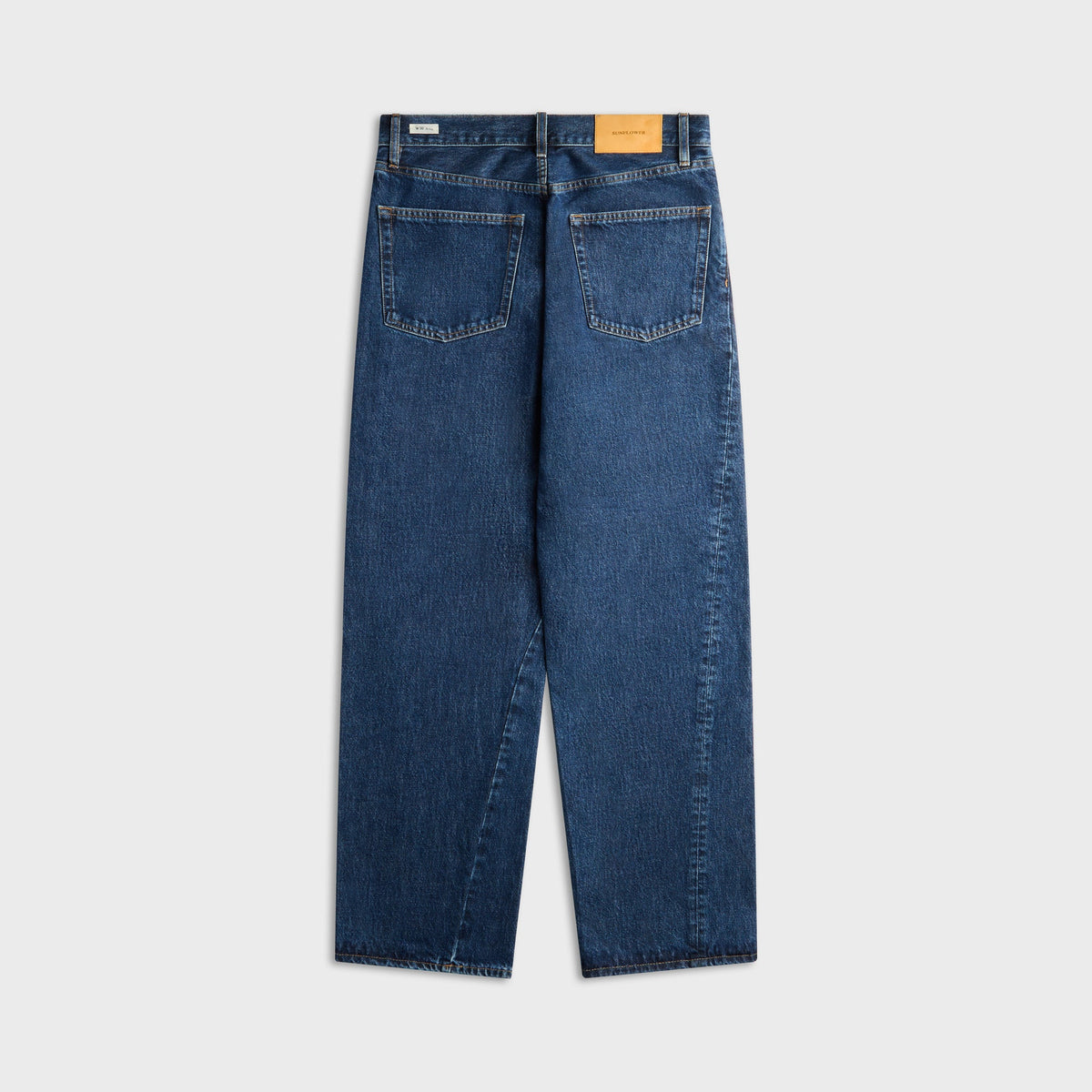 Sunflower Wide Twist Jeans - Blue Wash