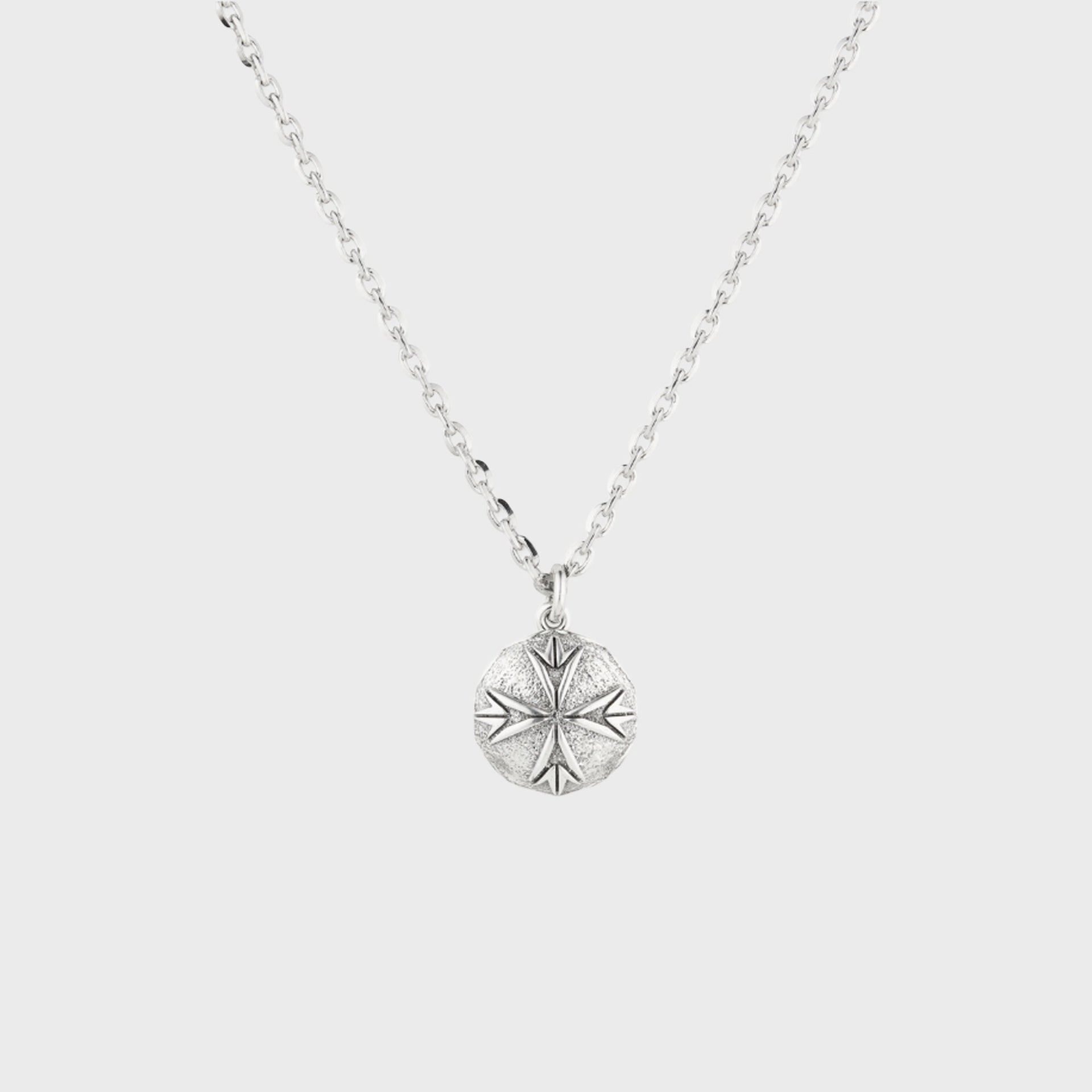 Emanuele Bicocchi Logo Scudo Necklace - Silver