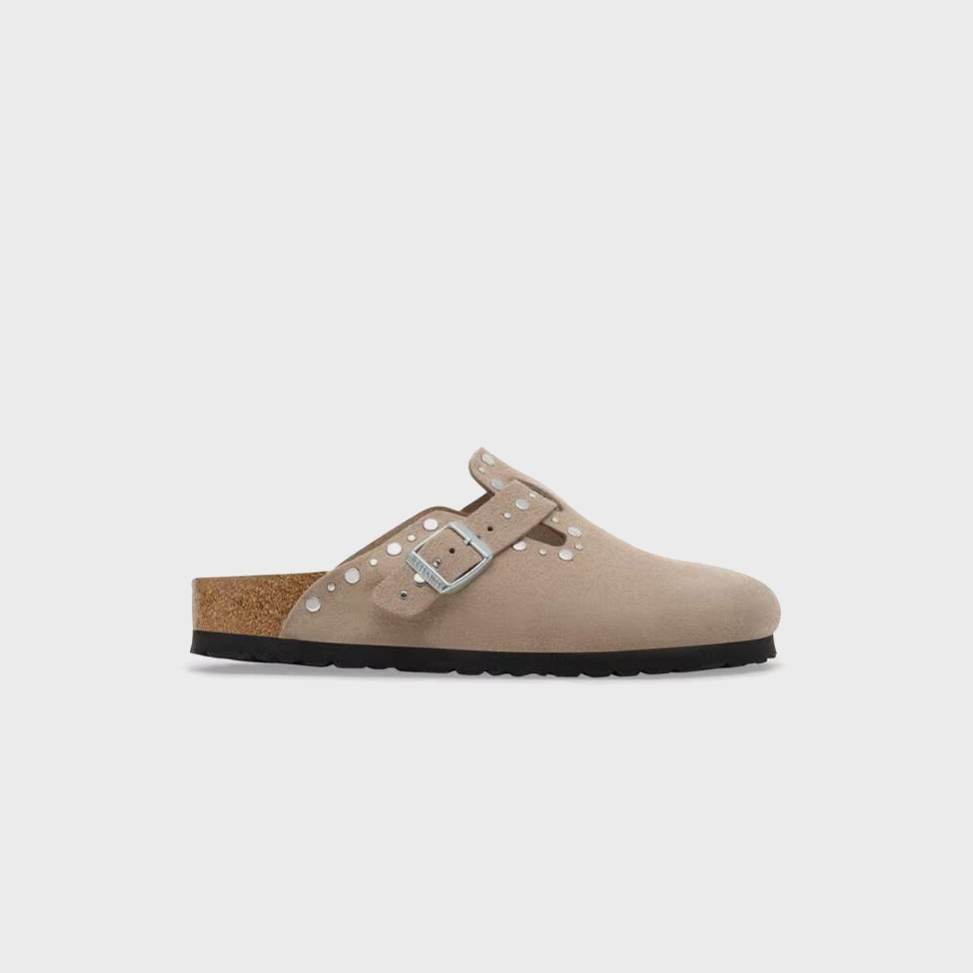 Birkenstock WMNS Boston Rivets - Taupe