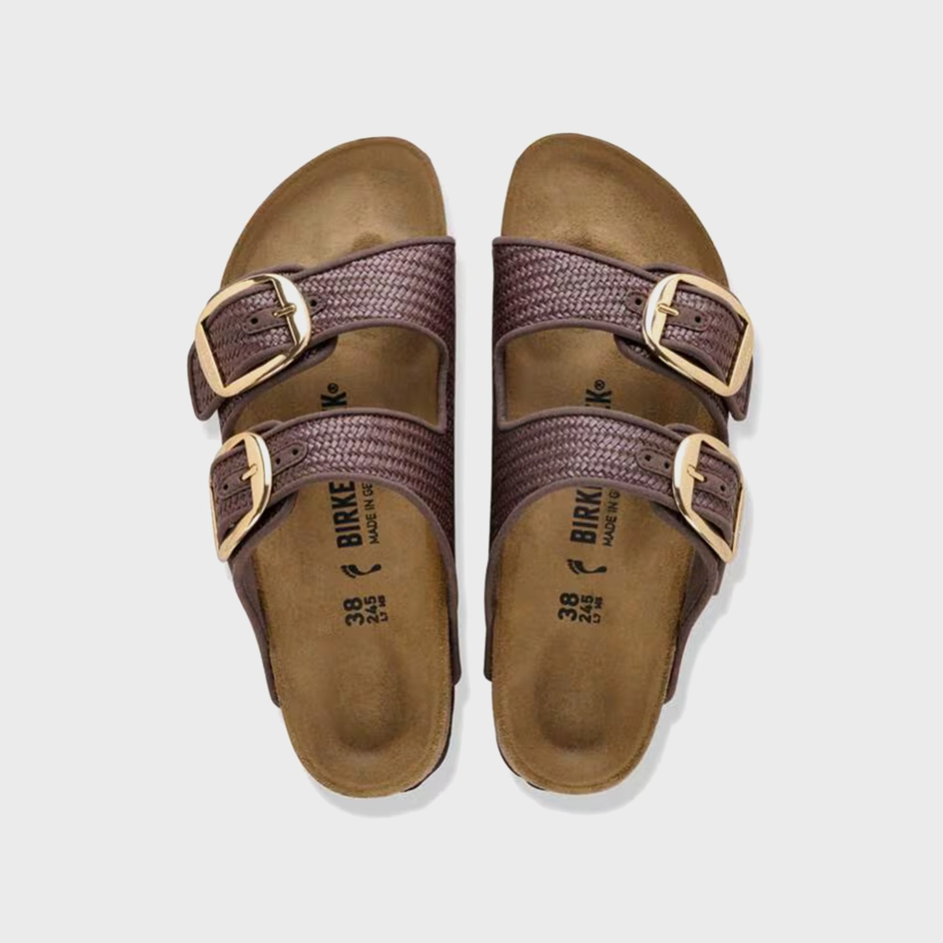 Birkenstock Arizona Big Buckle - Raffia Carafe