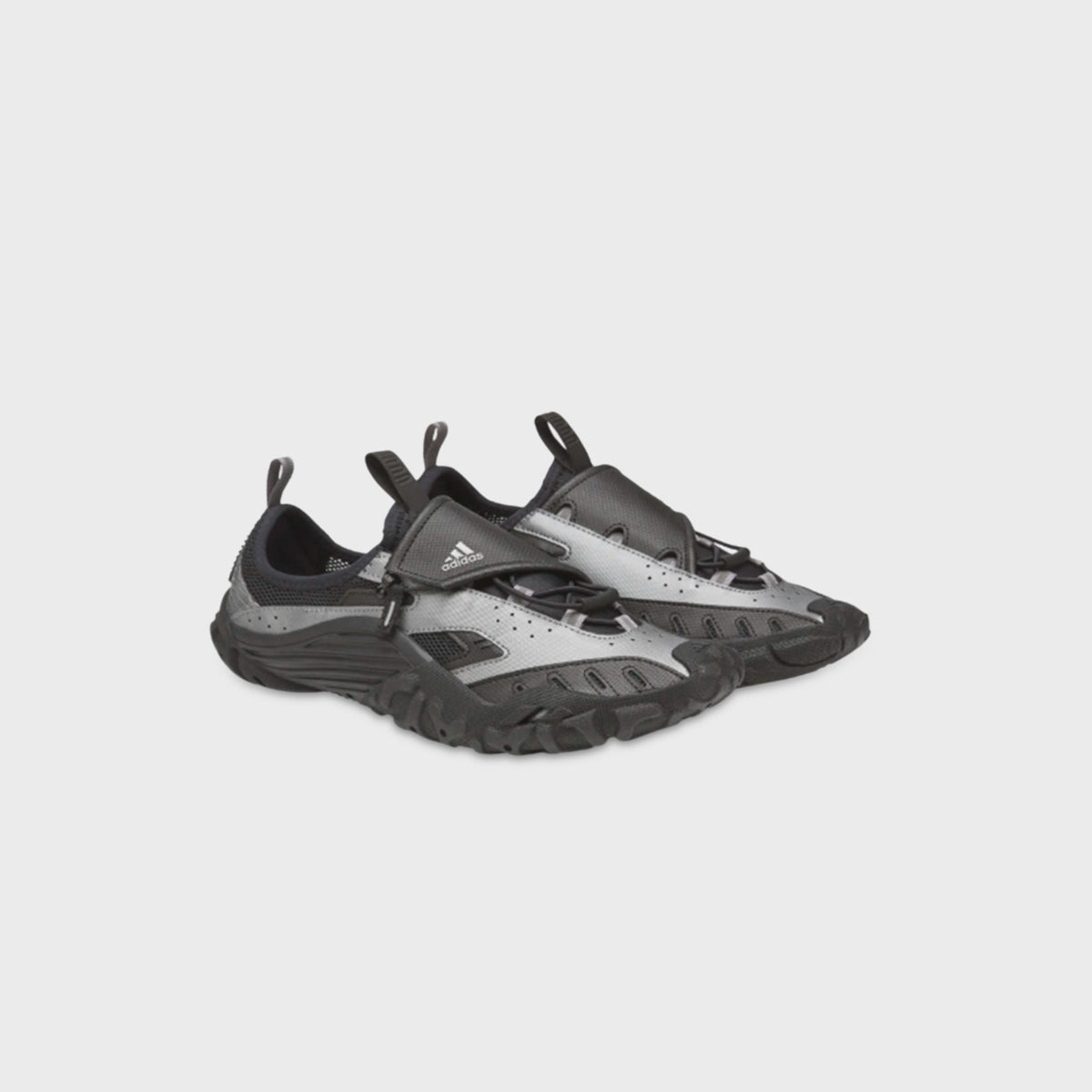adidas x Pharrell Williams Water Moc - Core Black / Silver Metallic