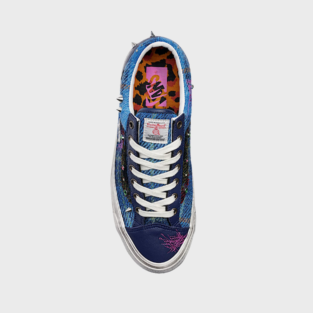 VANS x Harris Tweed® Premium Old Skool 36 - Tweed Navy Blue