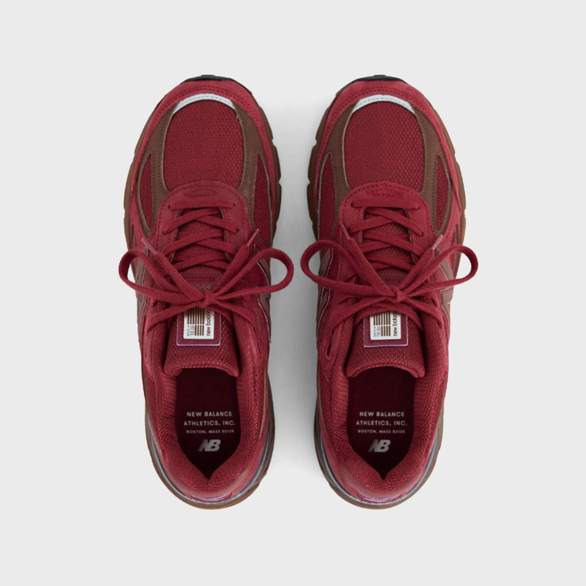 New Balance Made in USA 990v4 - Burgundy / Pumpernickel