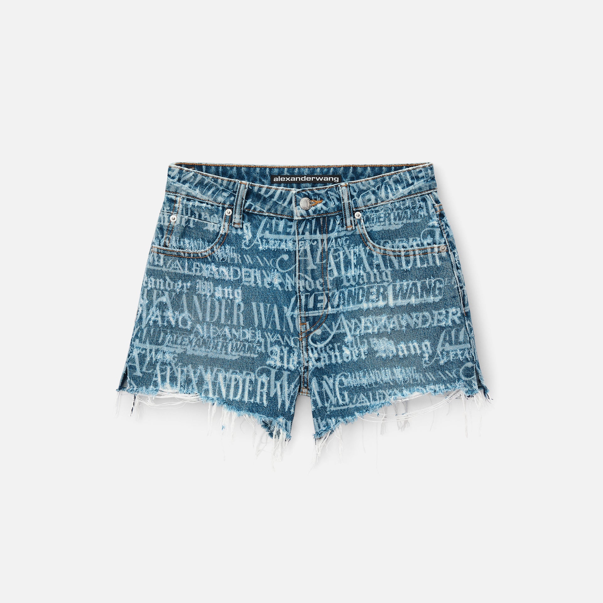 Alexander Wang Bite Short - Shredded Newsprint